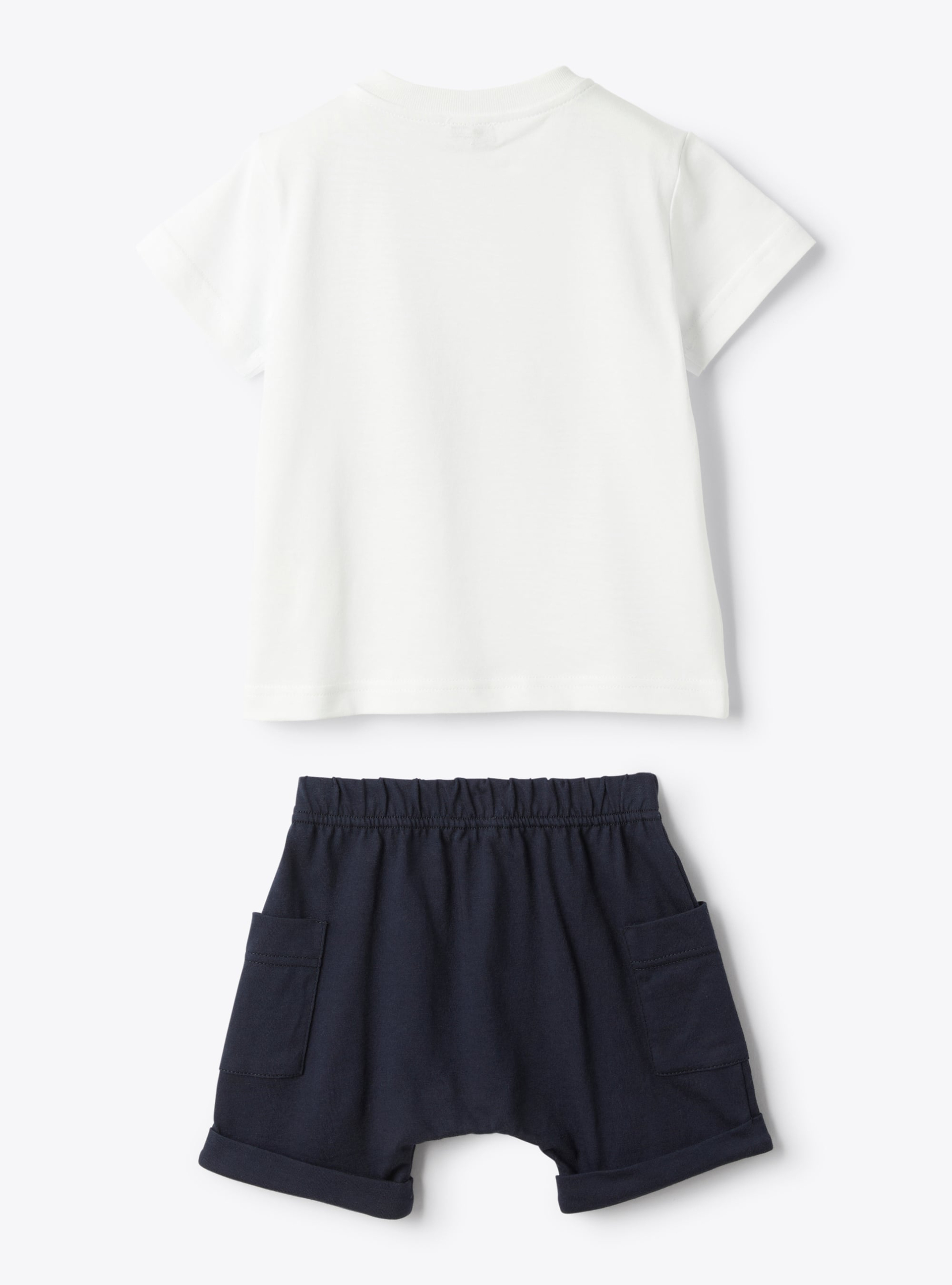 Cotton jersey set - Blue | Il Gufo