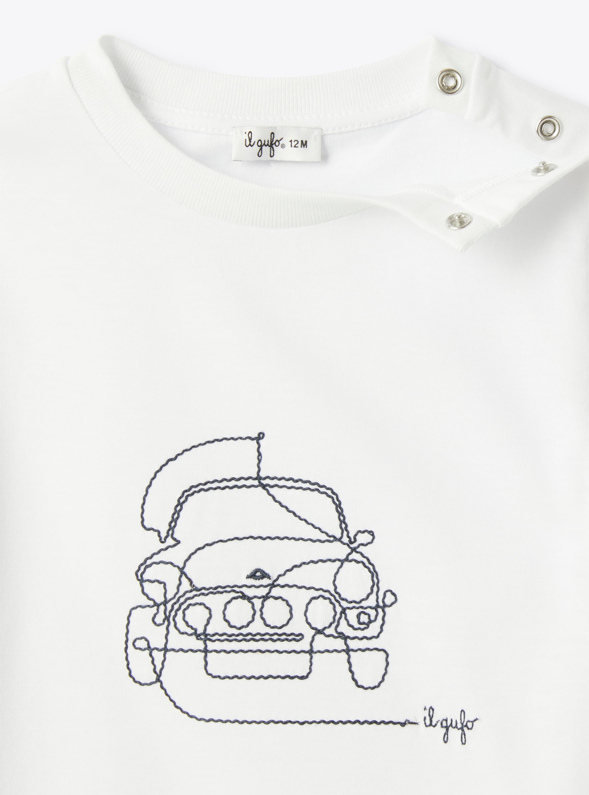 Cotton jersey set - Blue | Il Gufo