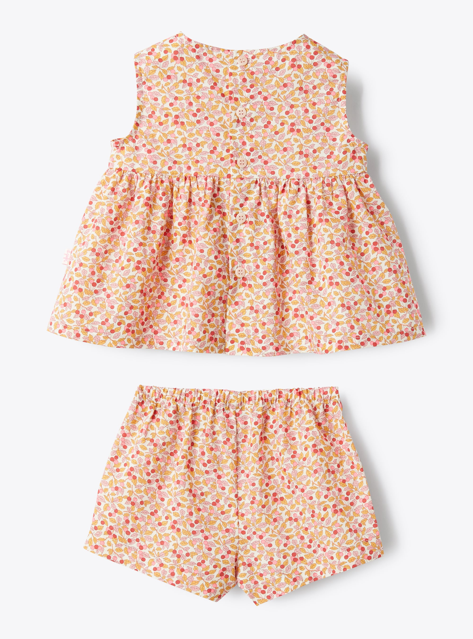 Liberty Fabric set - Orange | Il Gufo