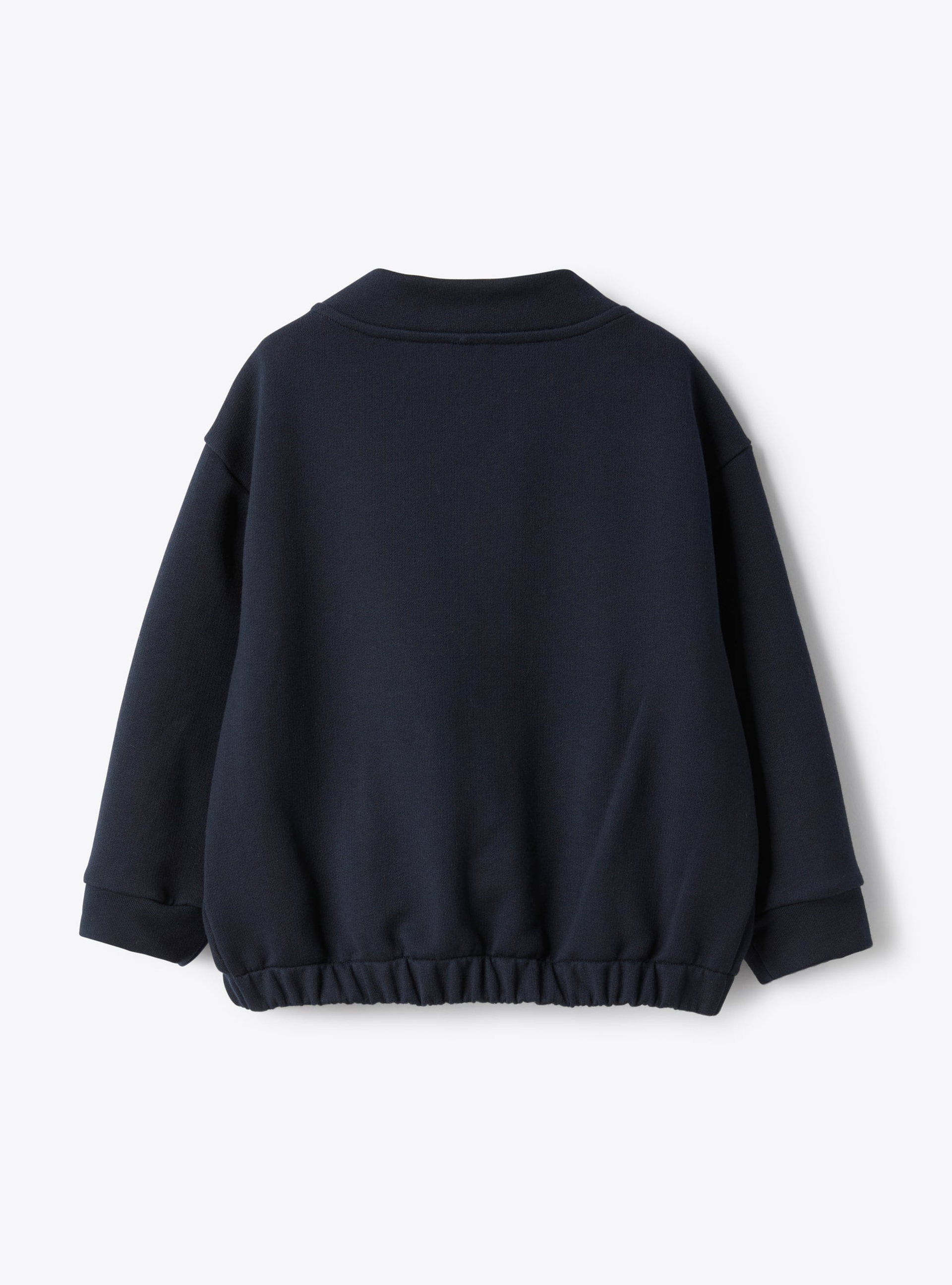 Baumwoll-Sweatcardigan - Blau | Il Gufo