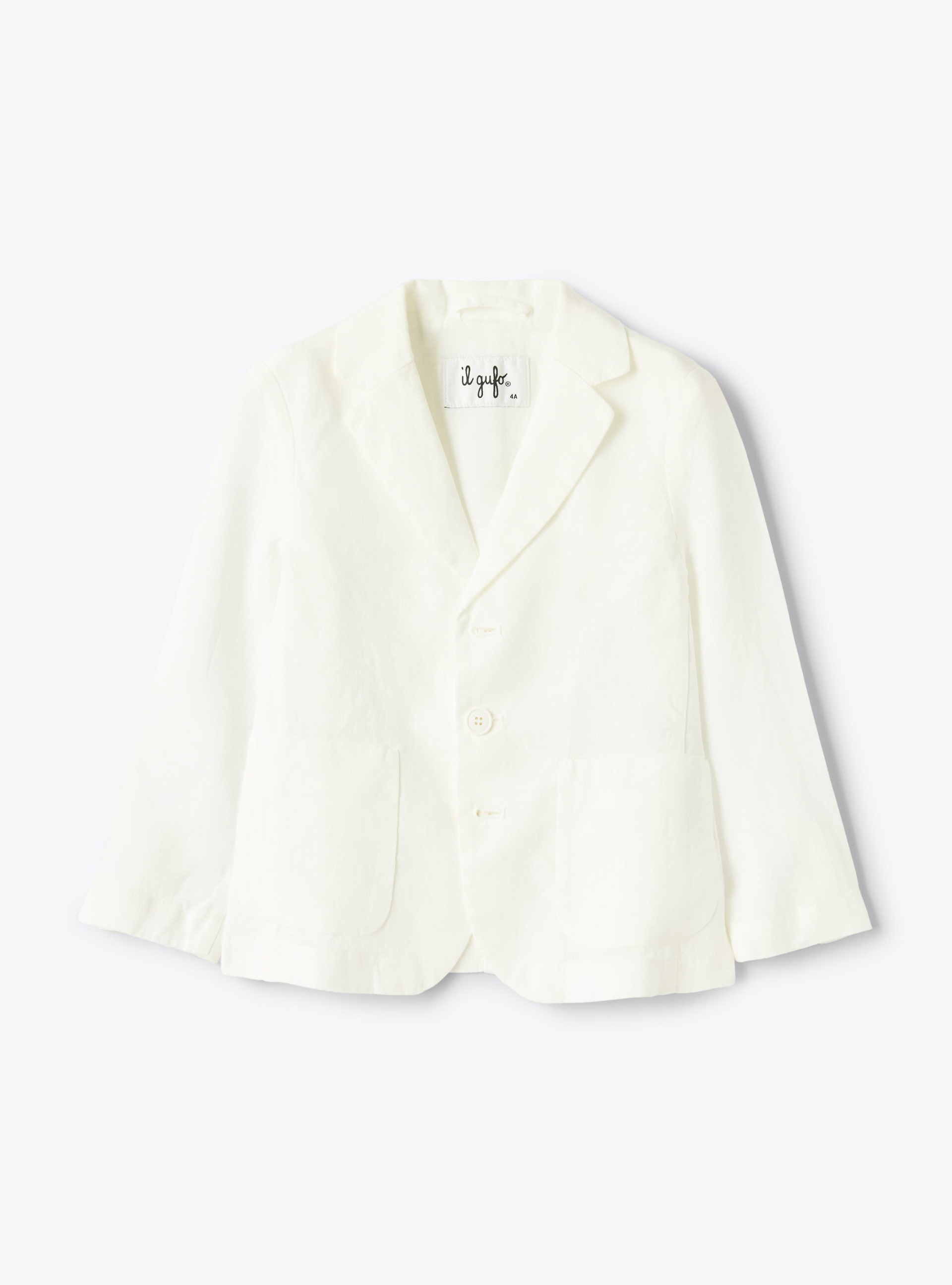 Regular-fit linen blazer - Jackets - Il Gufo