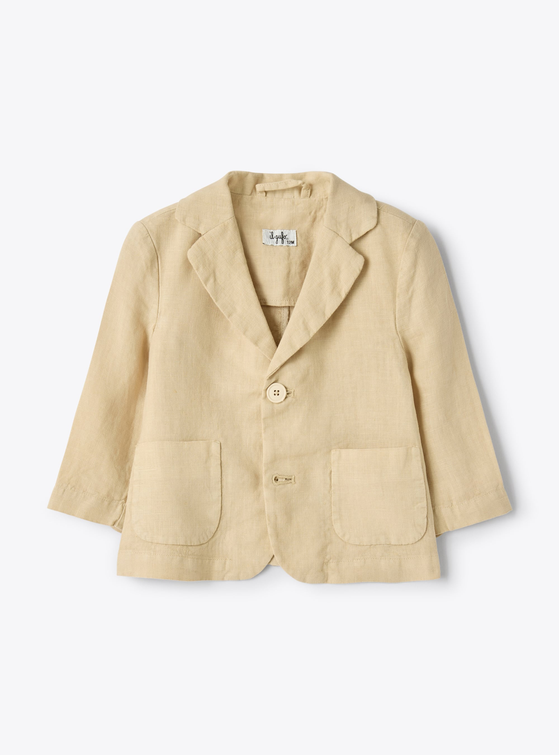 Regular-fit linen blazer - Jackets - Il Gufo