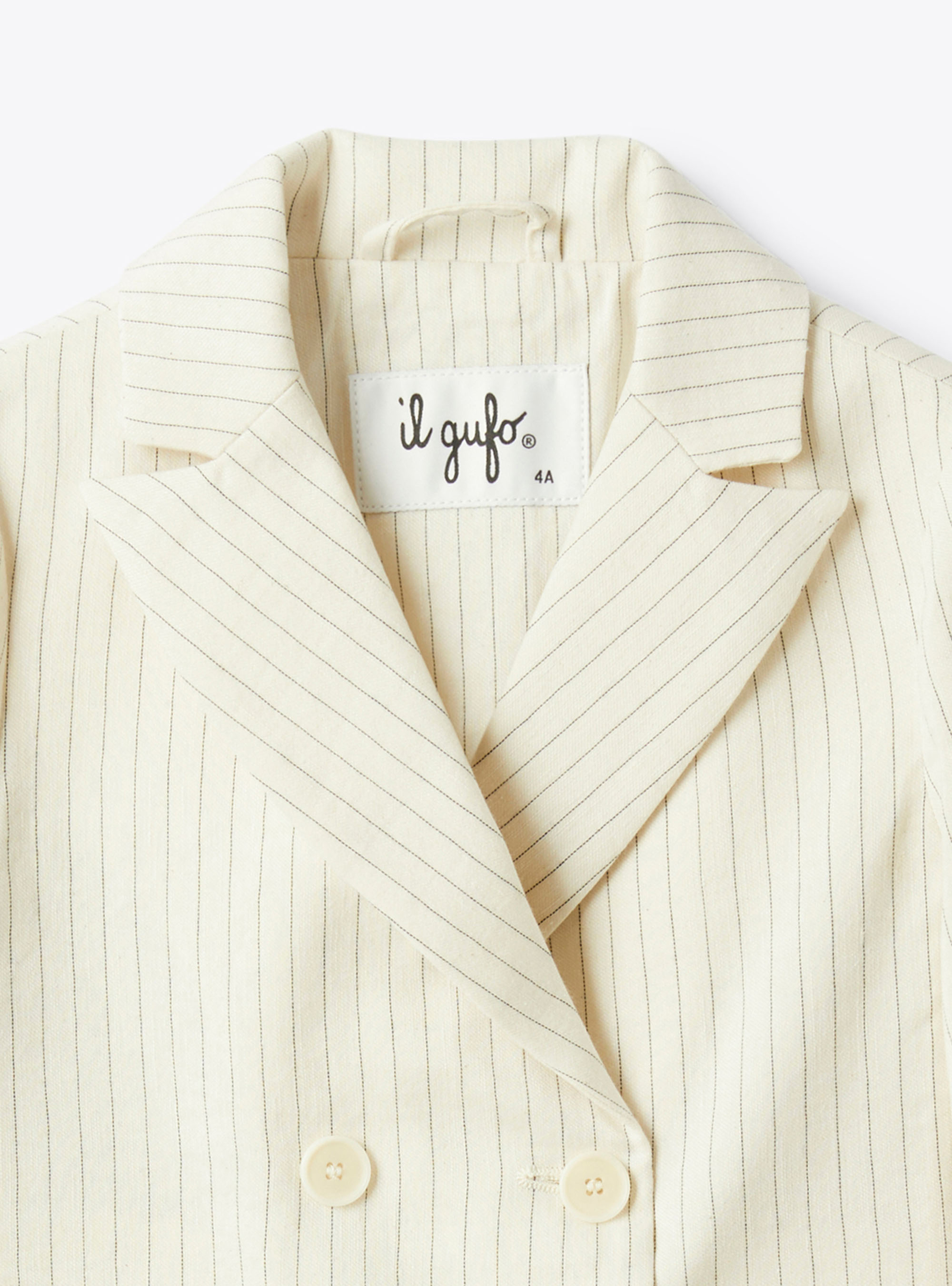Regular Fit Karo-Blazer - Weiss | Il Gufo