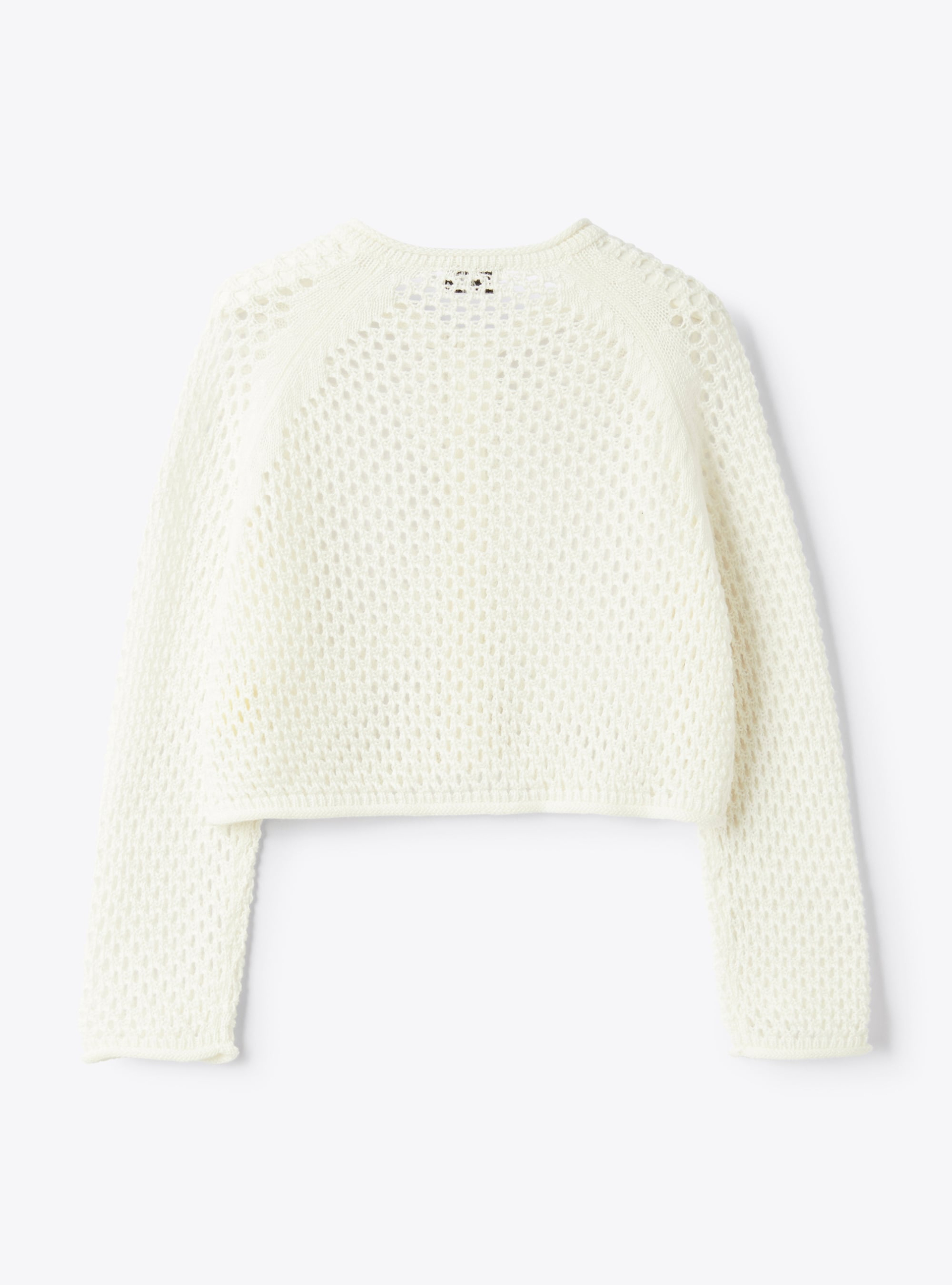 Cardigan crochet in cotone - Maglie - Il Gufo