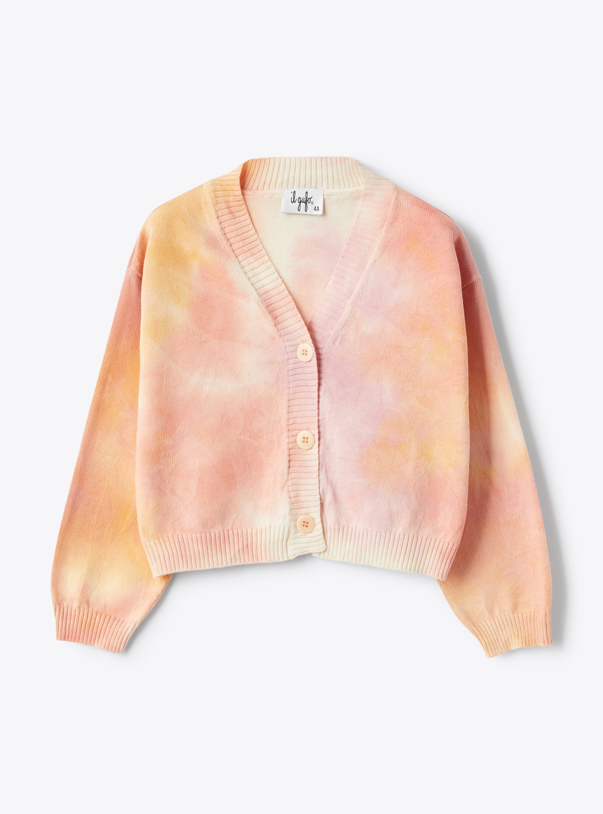 Tie-dye cotton cardigan - Sweaters - Il Gufo