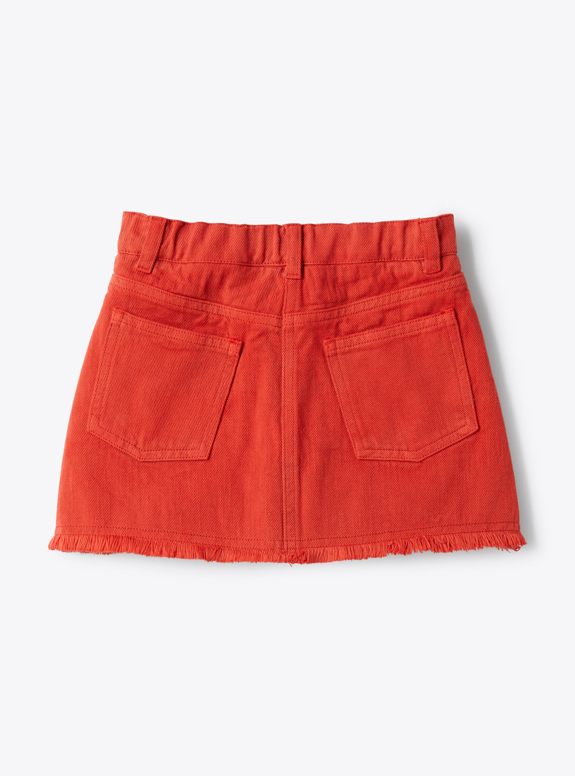 Denim skirt - Red | Il Gufo