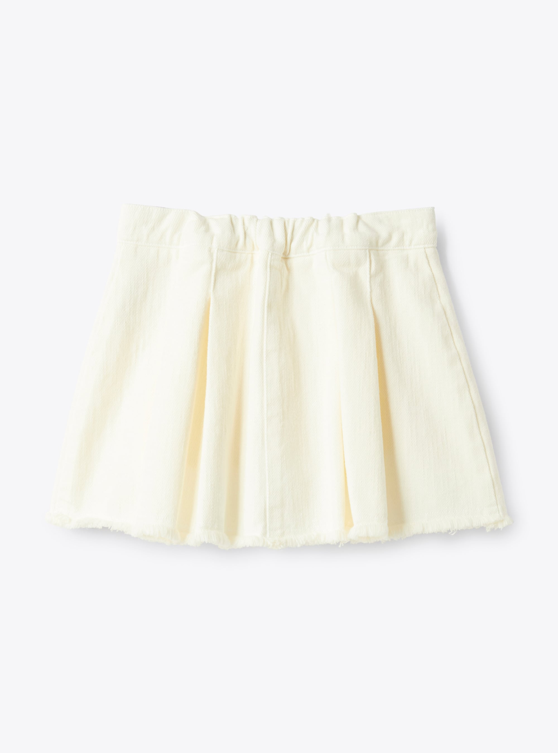 Denim skirt - White | Il Gufo