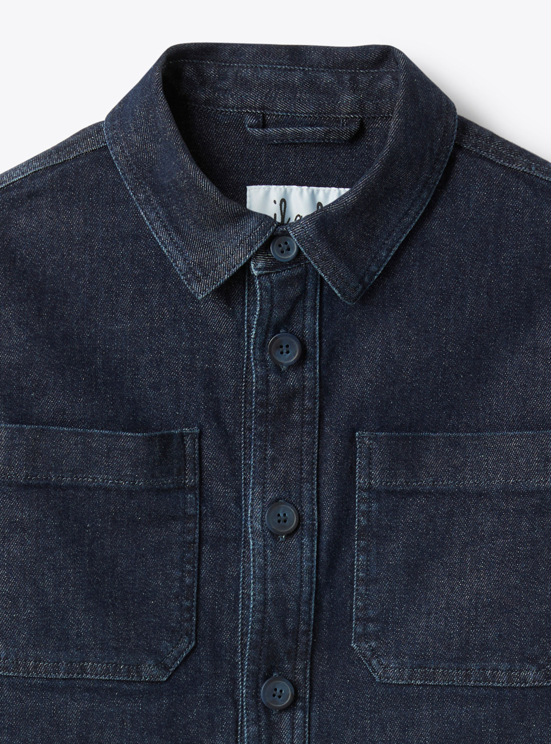 Giacca camicia in denim - Blu | Il Gufo