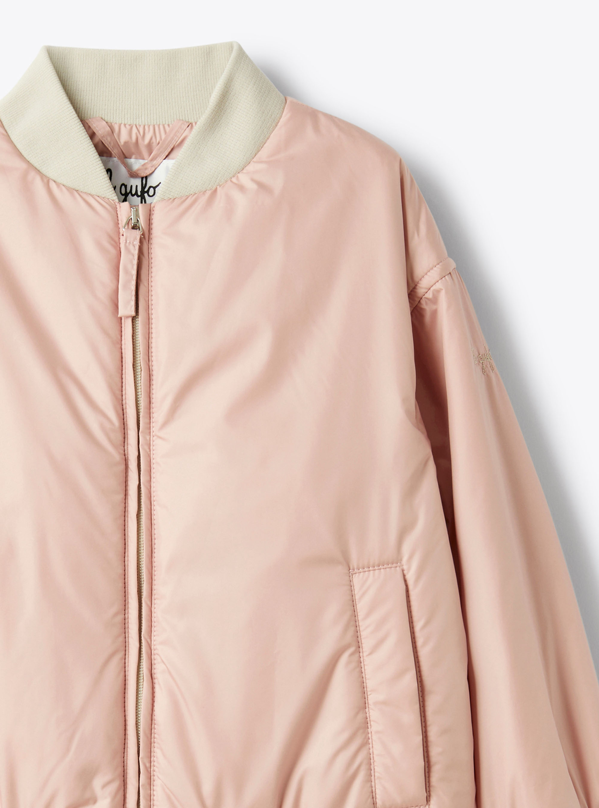 Giacca antivento in nylon - Rosa | Il Gufo