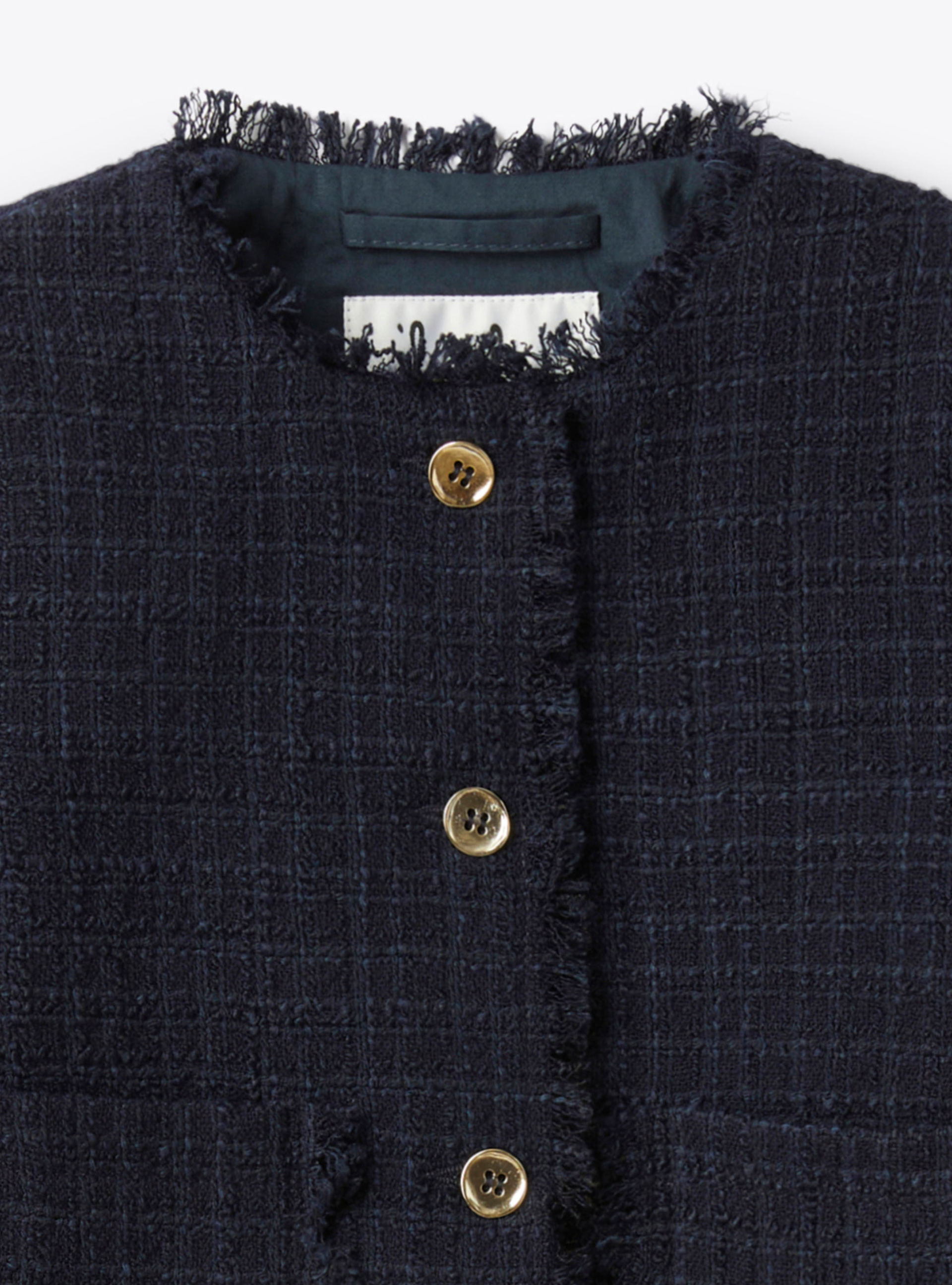 Tweed-Jacke - Blau | Il Gufo