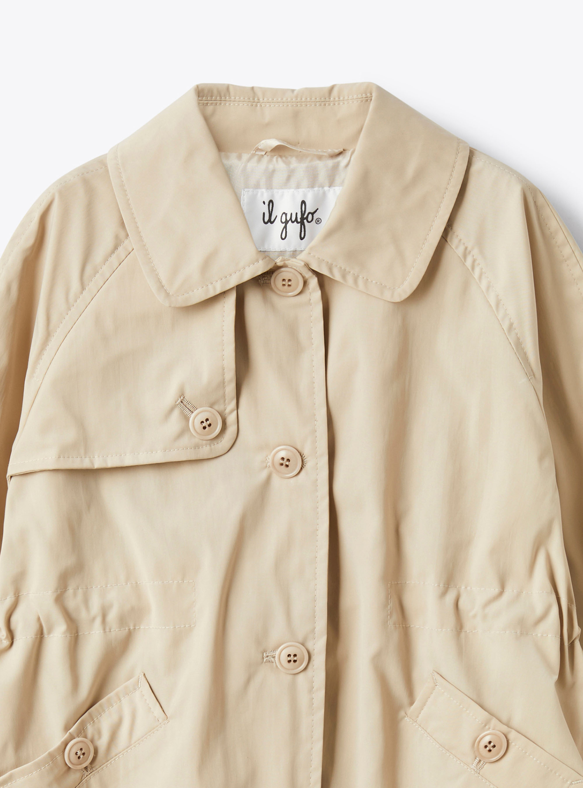 Technical fabric trench coat - Beige | Il Gufo