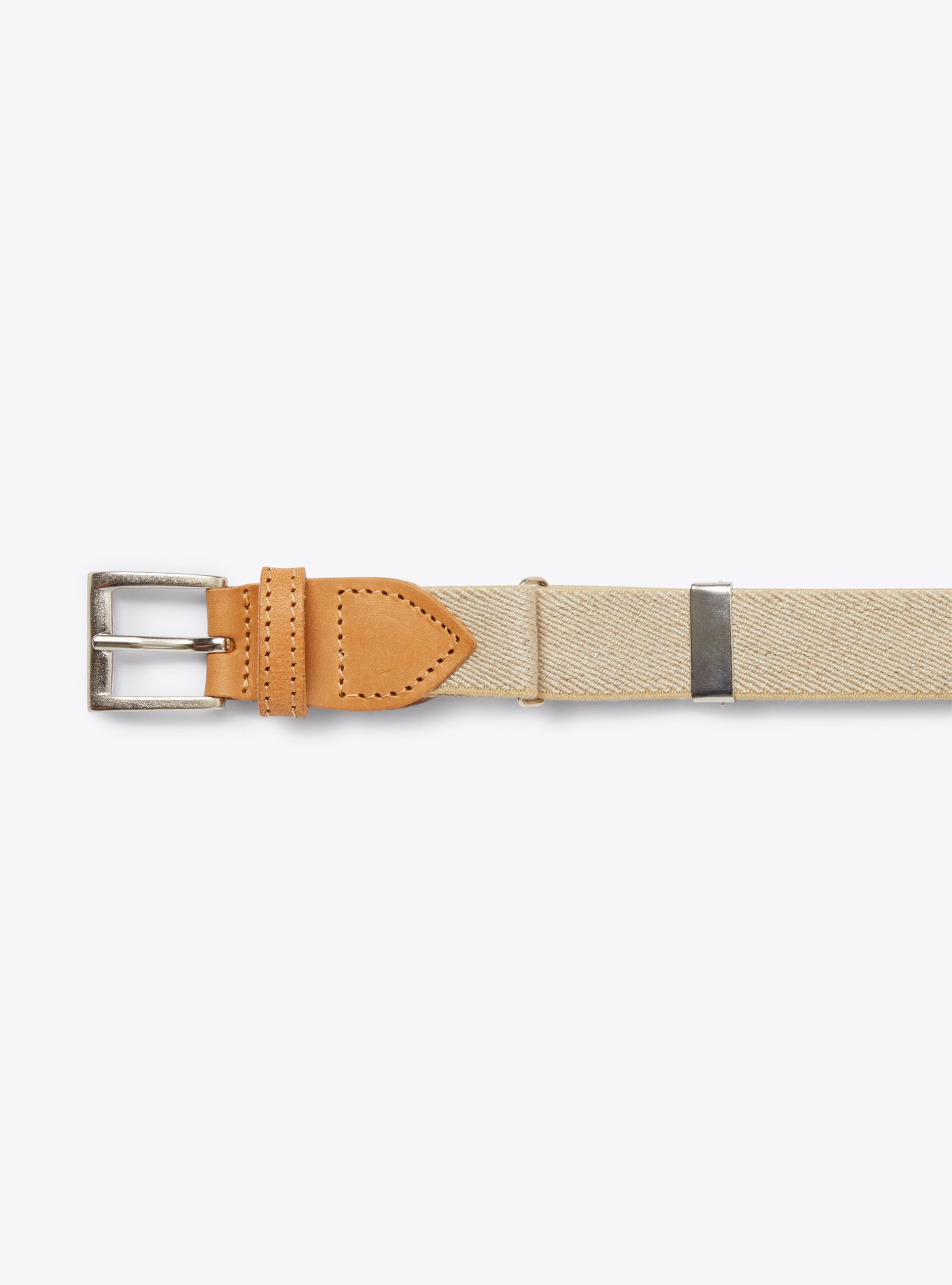 Elastic fabric belt - Beige | Il Gufo