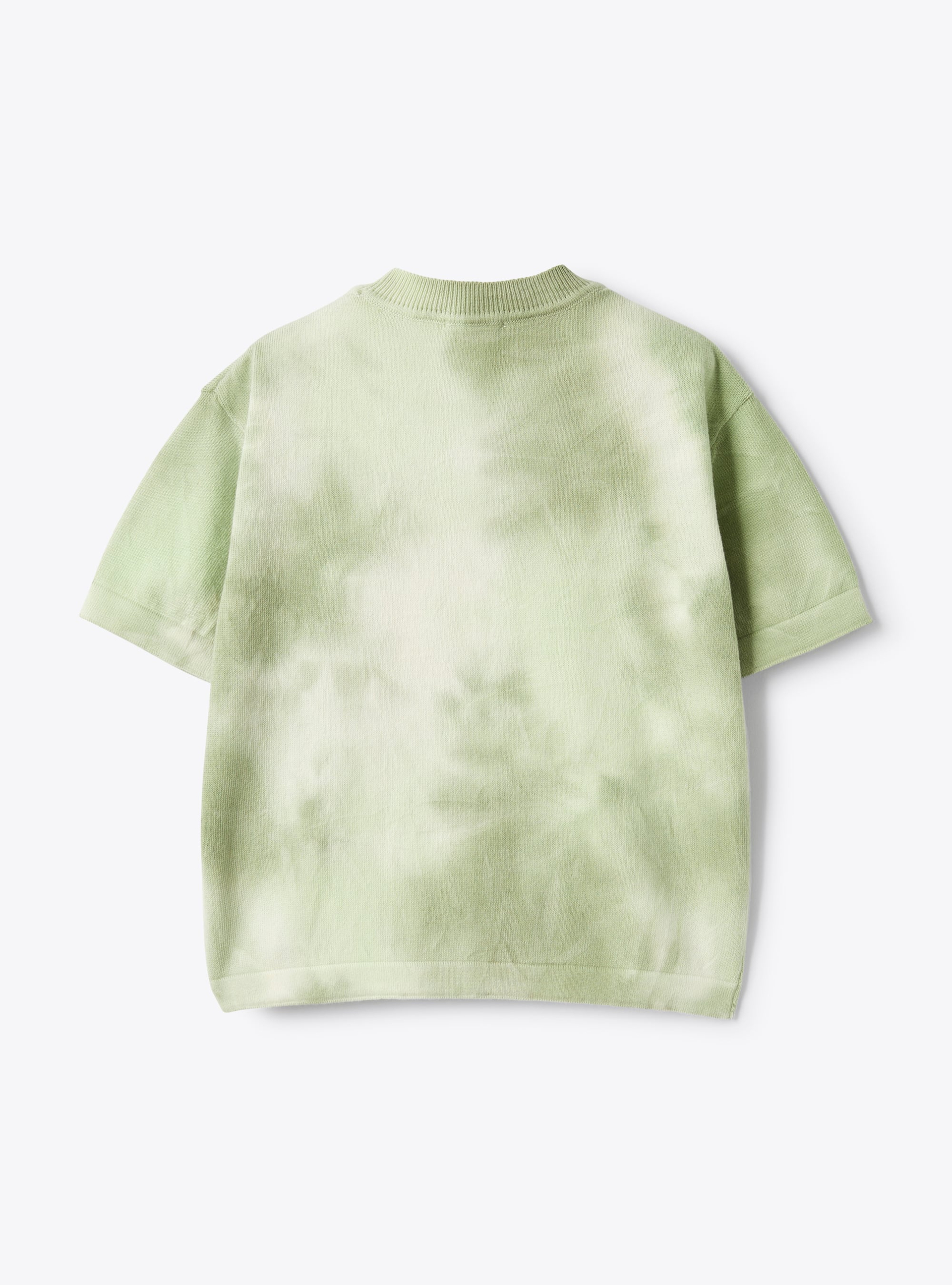 Tie-dye cotton sweater - Green | Il Gufo