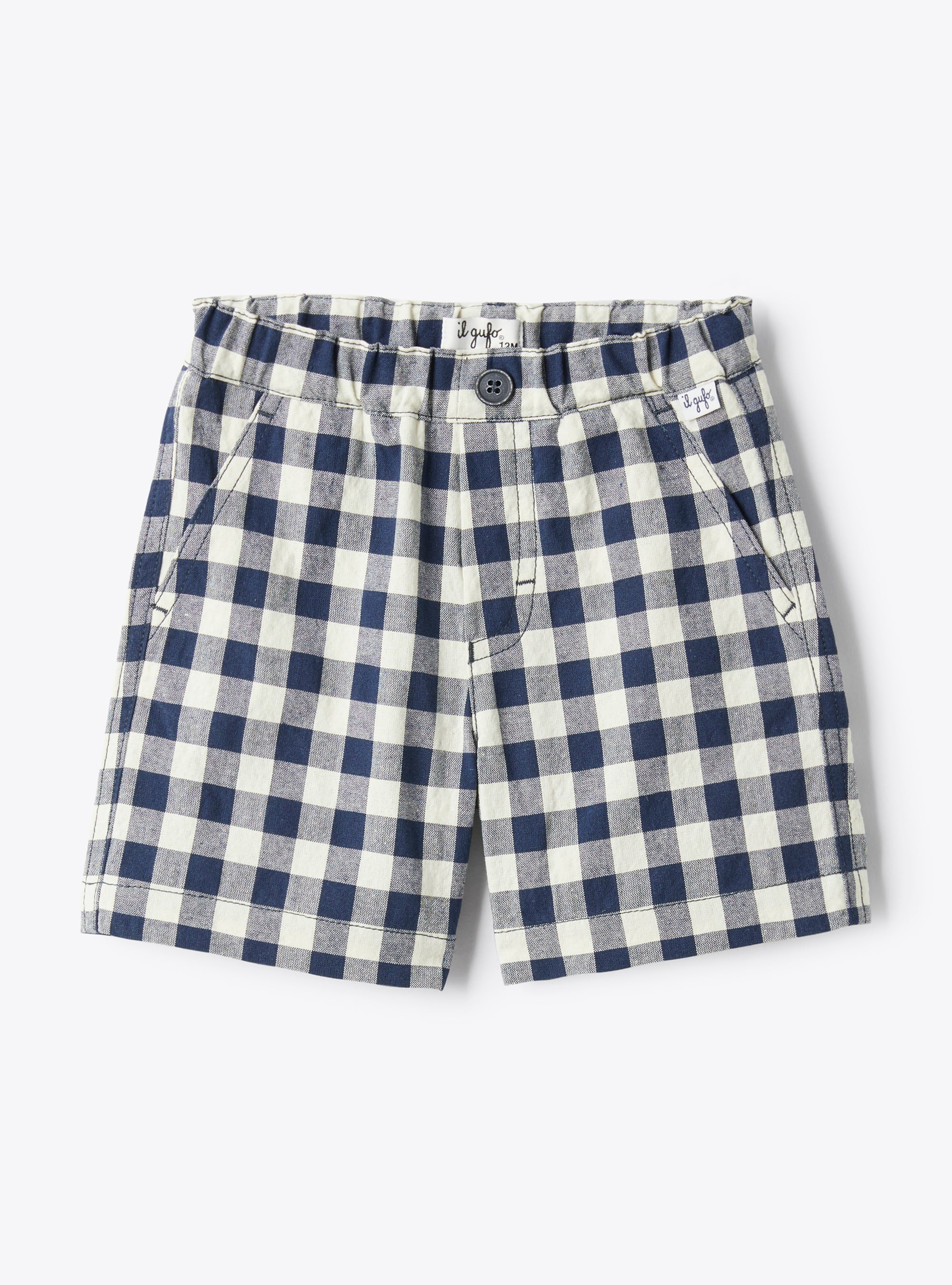Checkerboard bermuda shorts - Trousers - Il Gufo
