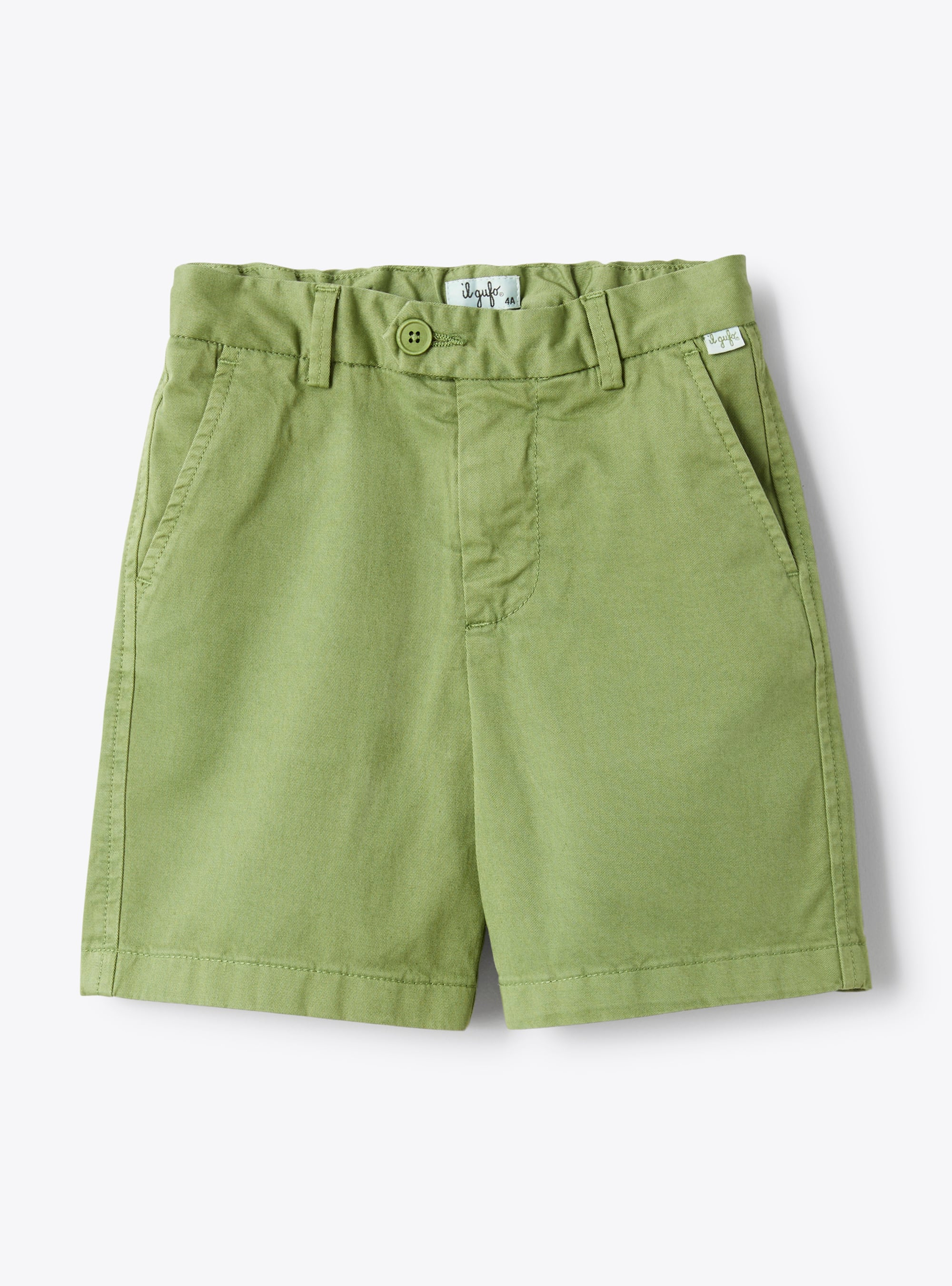 Bermuda in gabardine - Pantaloni - Il Gufo
