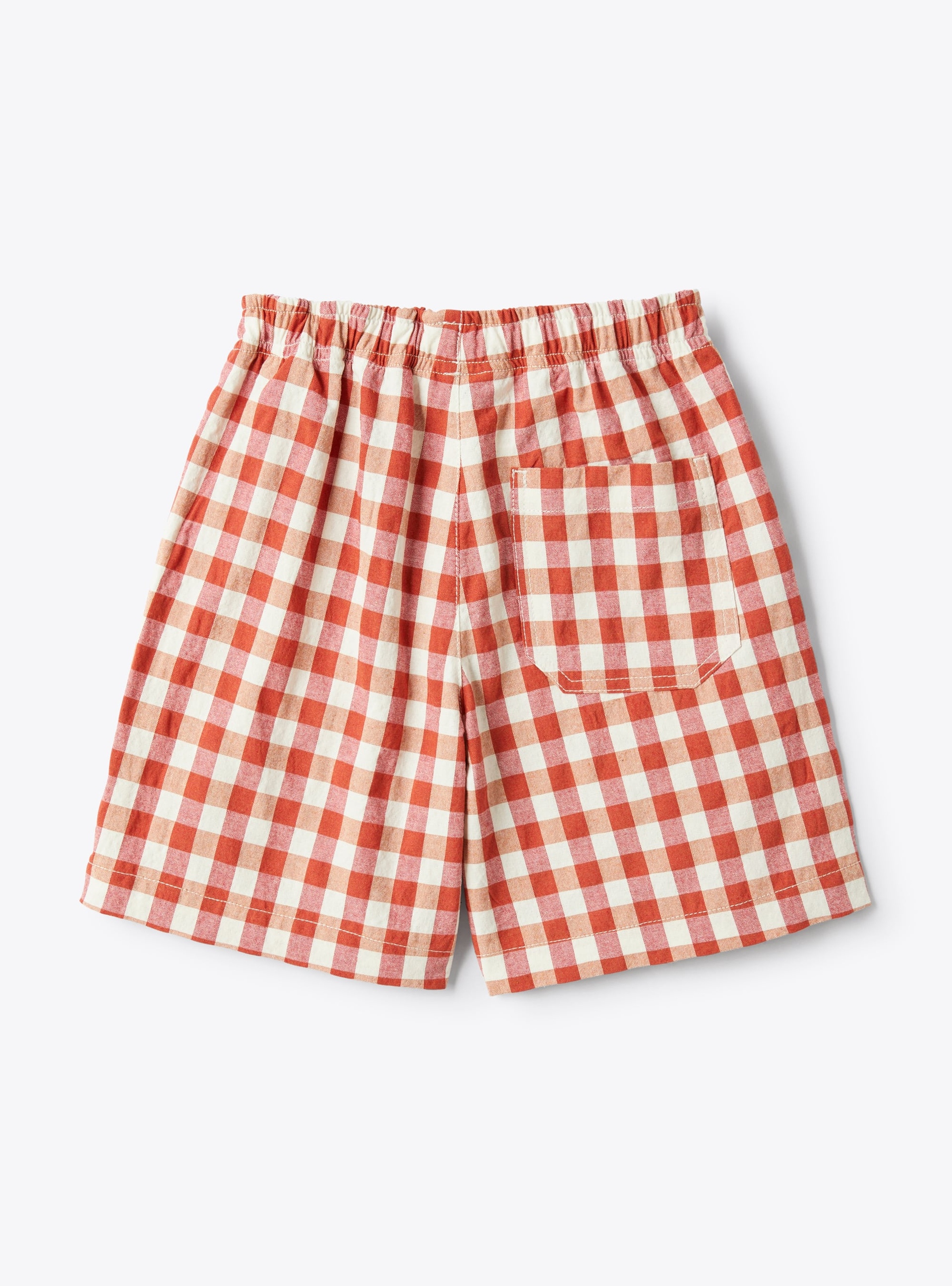 Checkerboard bermuda shorts - Fuchsia | Il Gufo