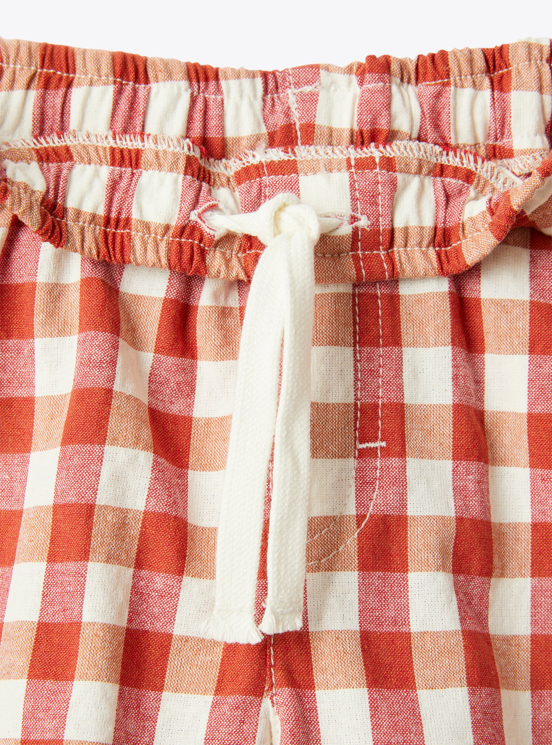 Checkerboard bermuda shorts - Fuchsia | Il Gufo
