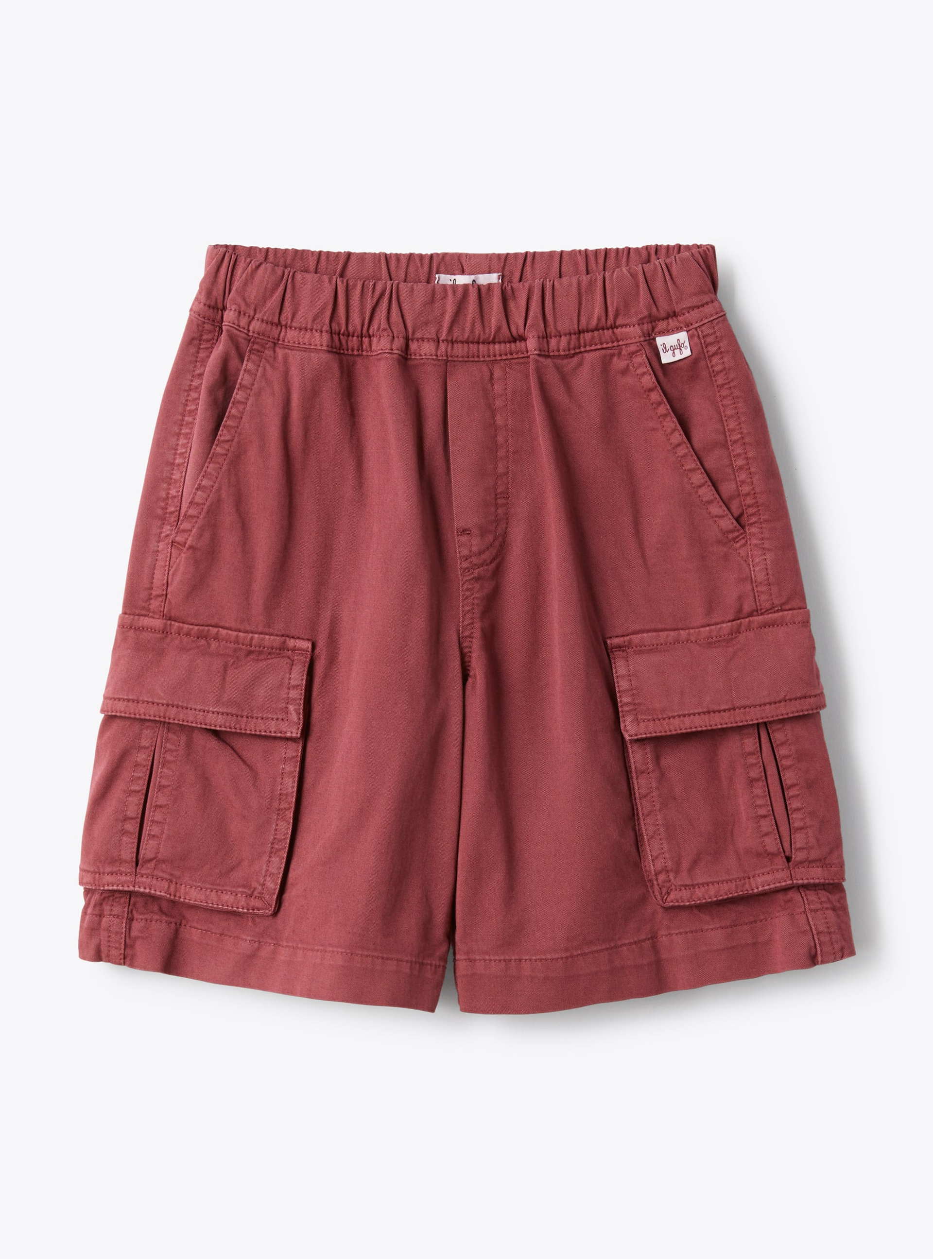 Cargo bermuda shorts in gabardine - Trousers - Il Gufo