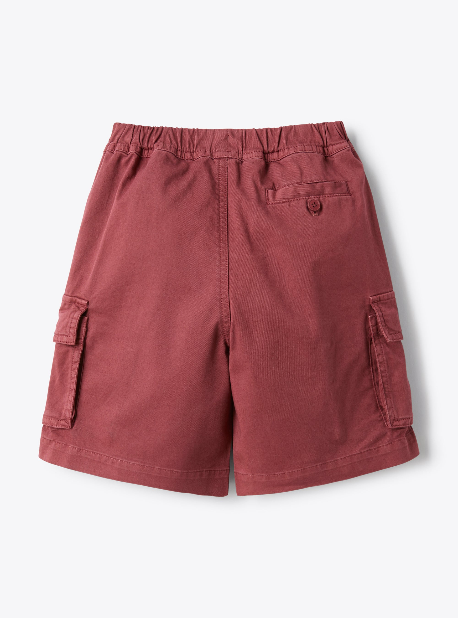 Cargo bermuda shorts in gabardine - Pink | Il Gufo