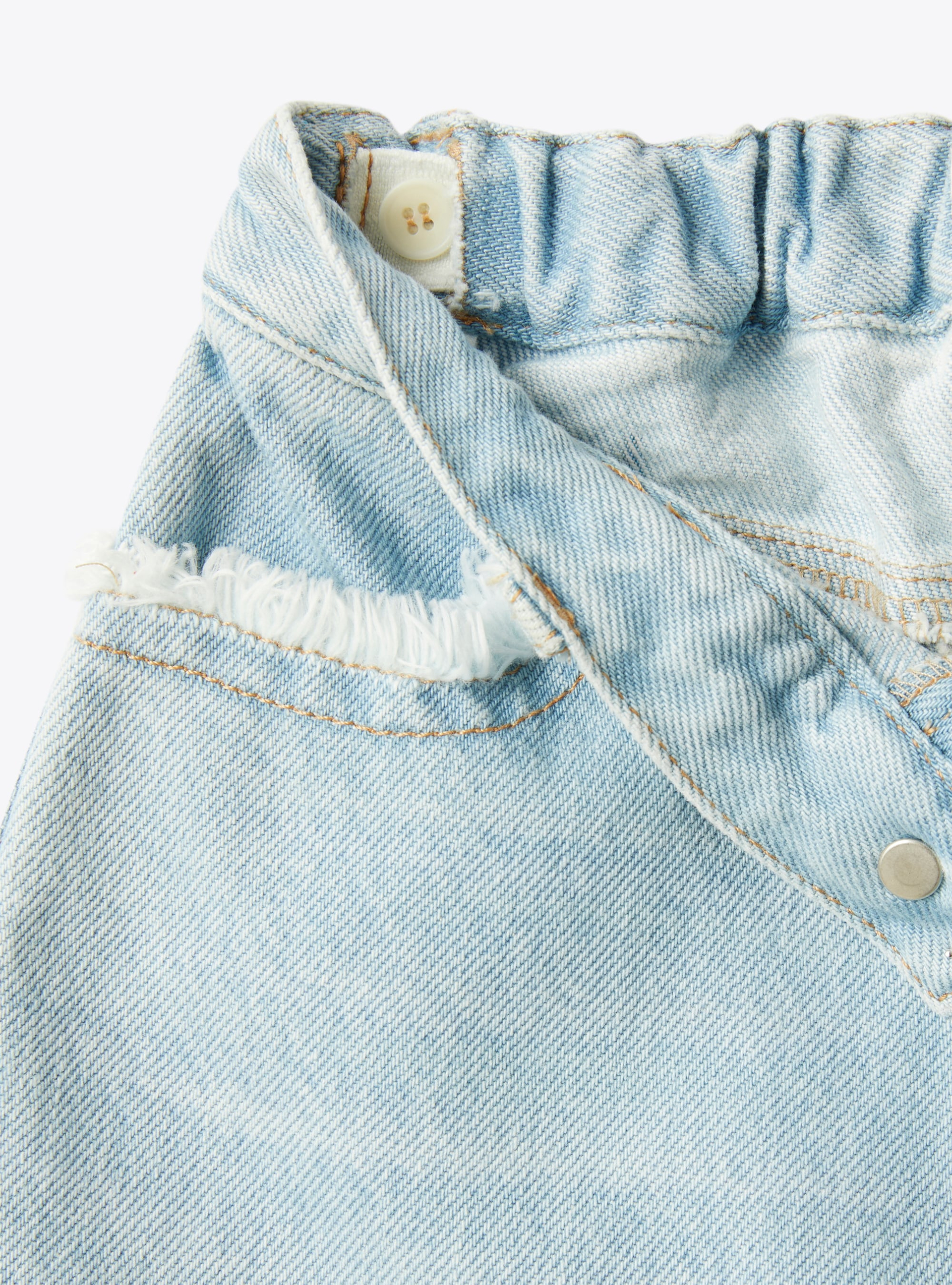 Denim bermuda shorts - Blue | Il Gufo
