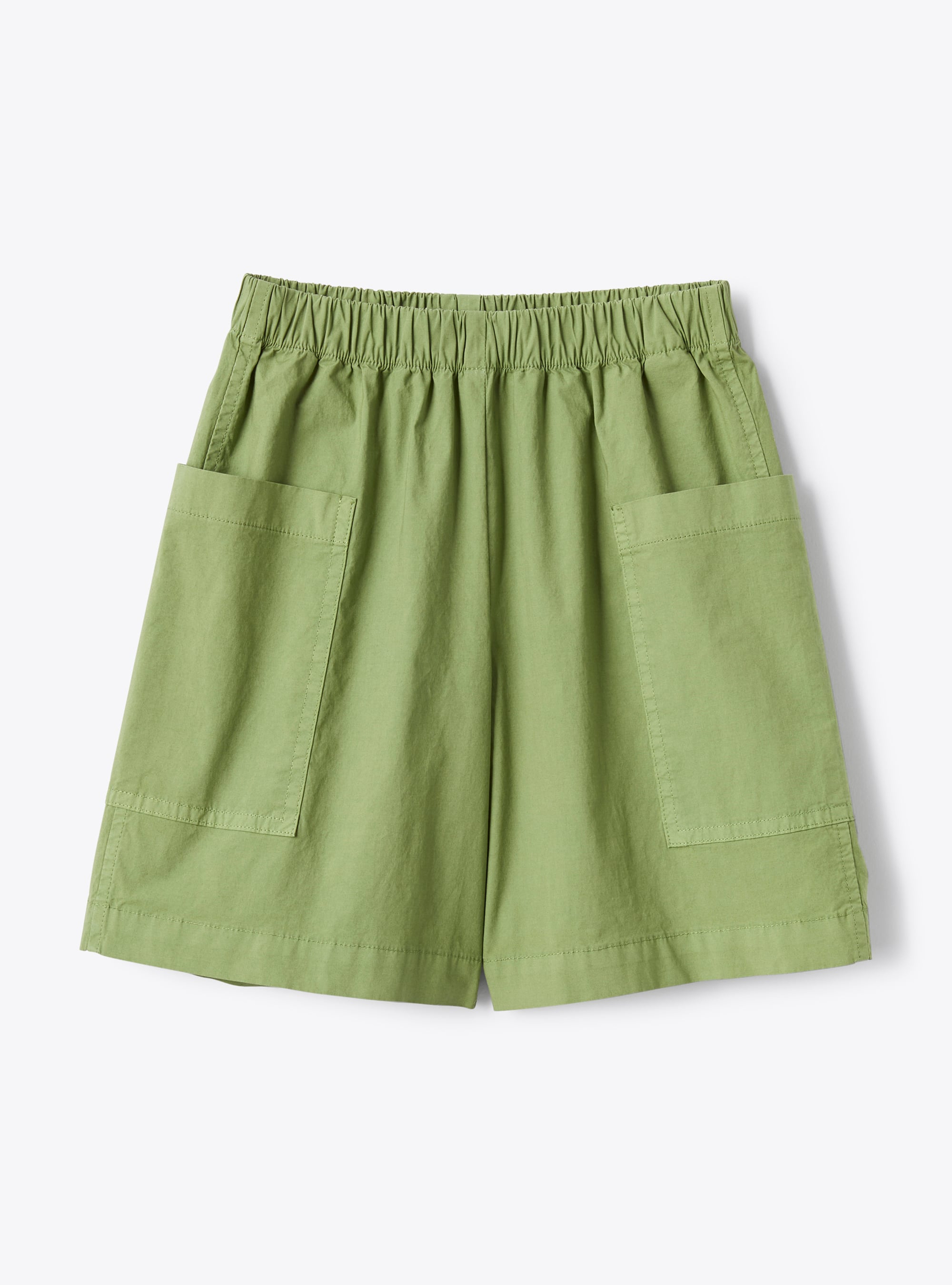 Bermuda in popeline con maxi tasche - Pantaloni - Il Gufo
