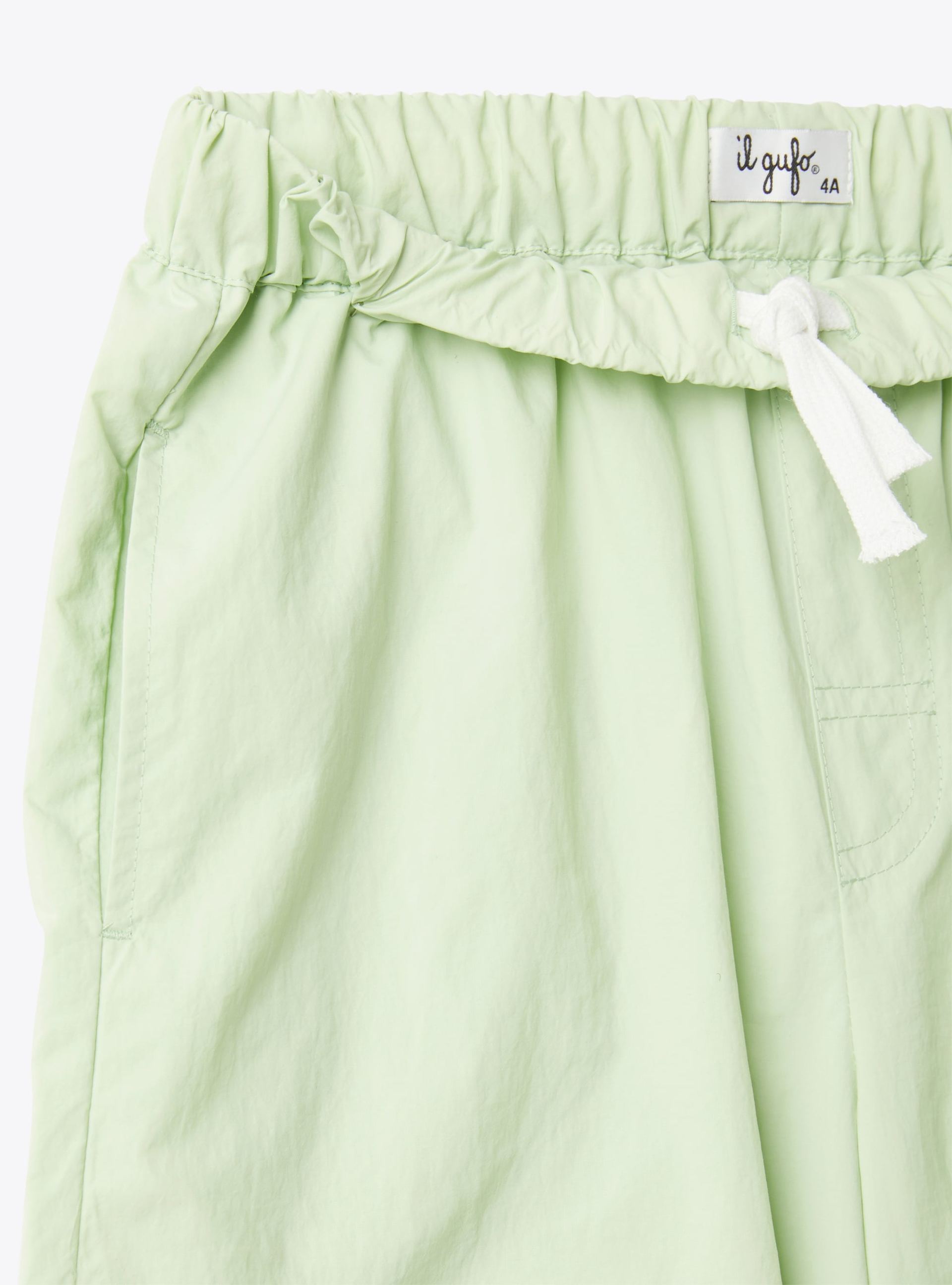 Re-tech nylon bermuda shorts - Green | Il Gufo