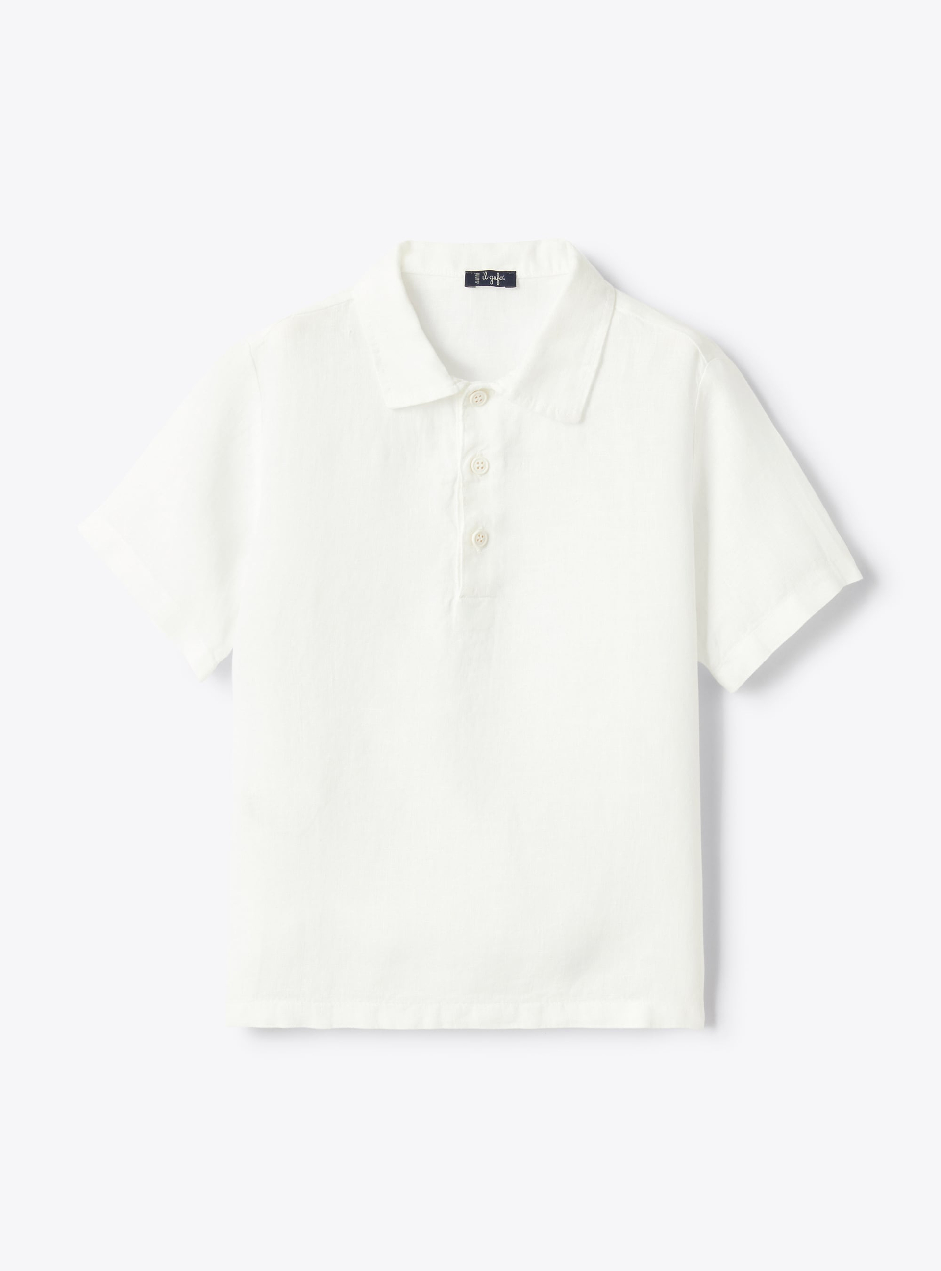 Linen polo shirt - T-shirts - Il Gufo