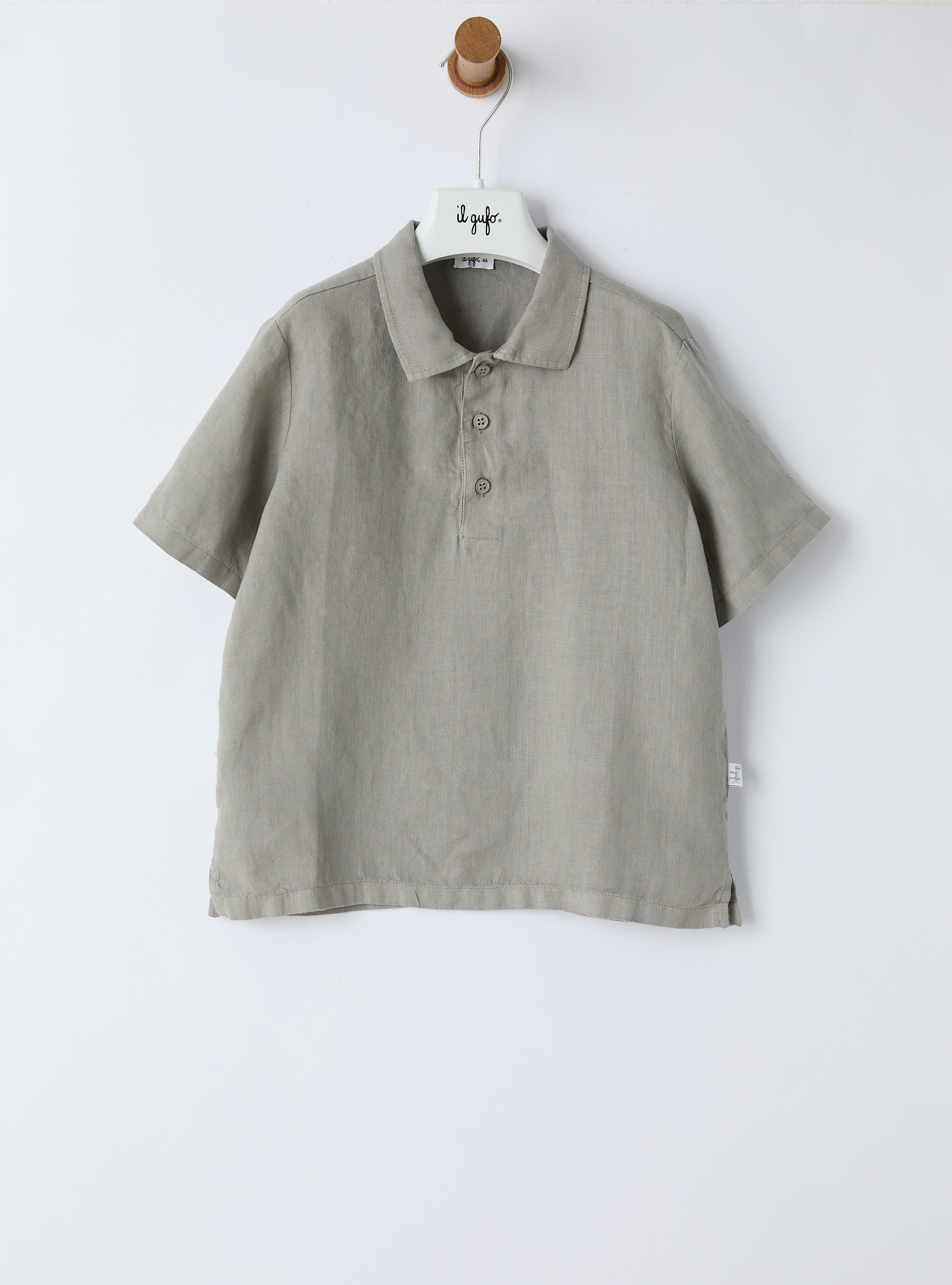 Linen polo shirt - T-shirts - Il Gufo
