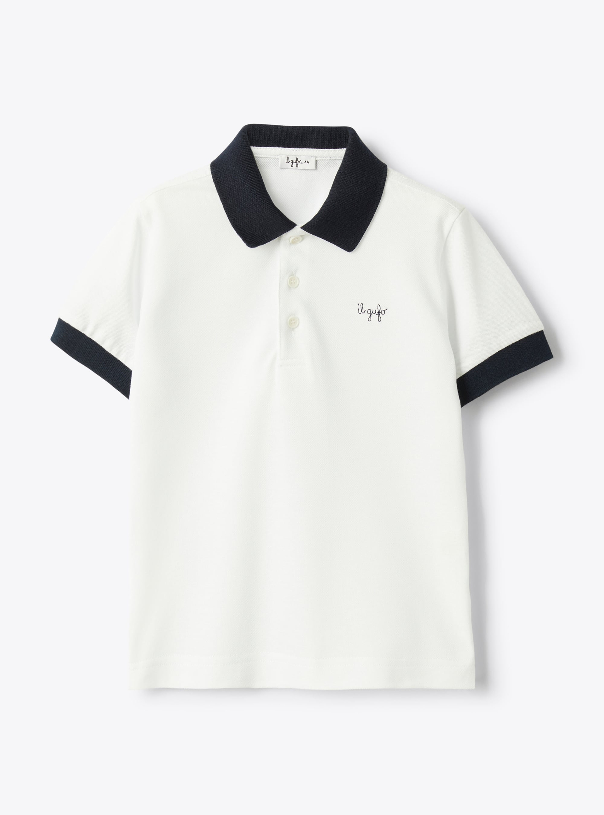 Polo in piqué cotton - T-shirts - Il Gufo