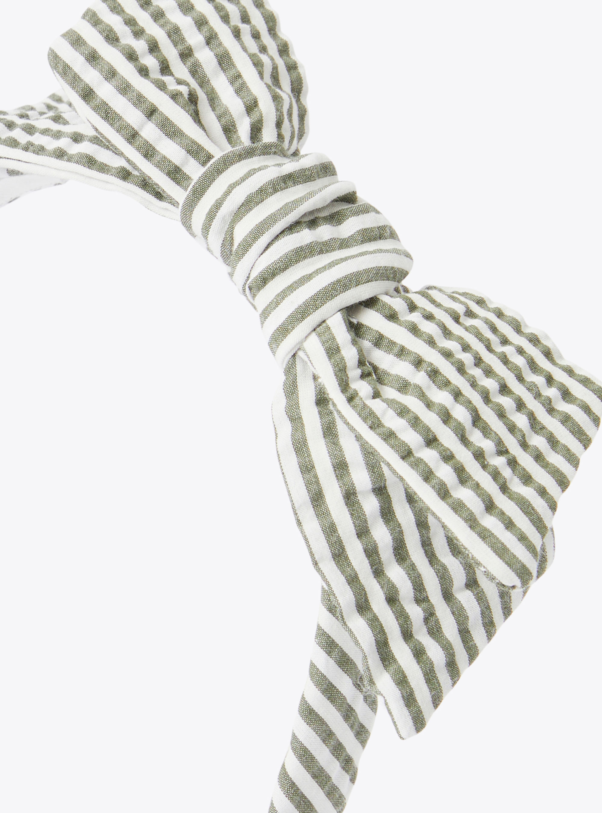 Cerchietto in seersucker con fiocco - Accessori - Il Gufo