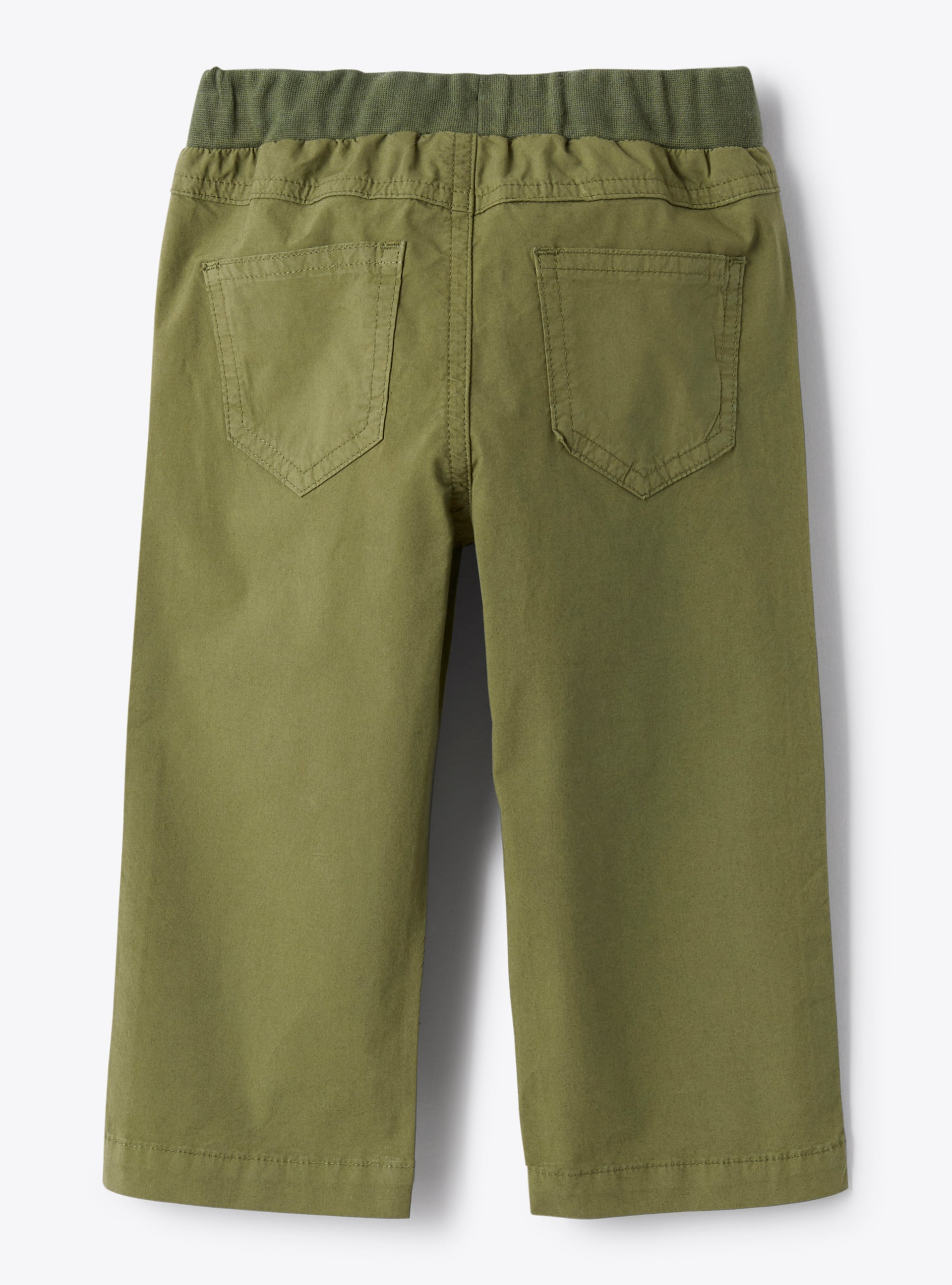 Trousers in poplin with a drawstring at the waist - Trousers - Il Gufo