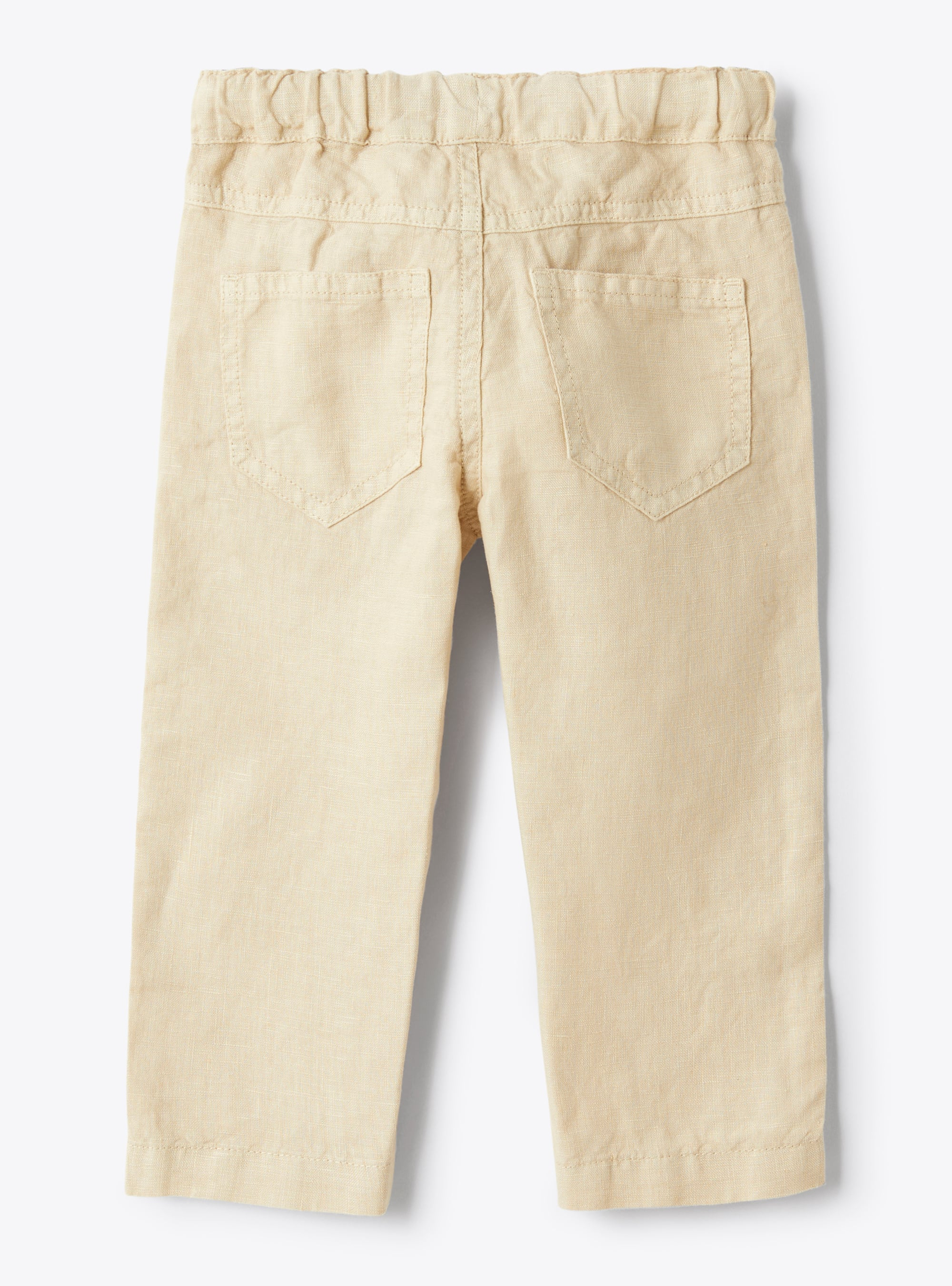 Linen trousers with drawstring waist - Trousers - Il Gufo