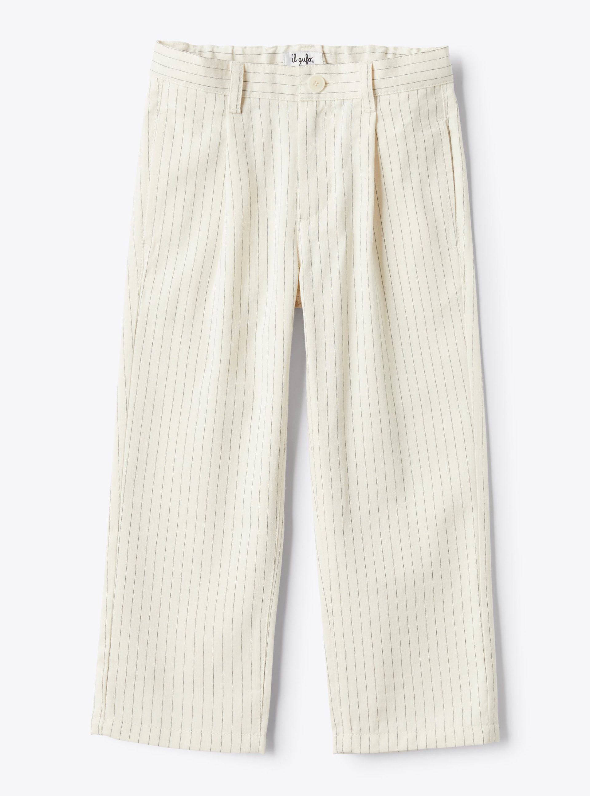 Pinstriped cotton pants - Trousers - Il Gufo
