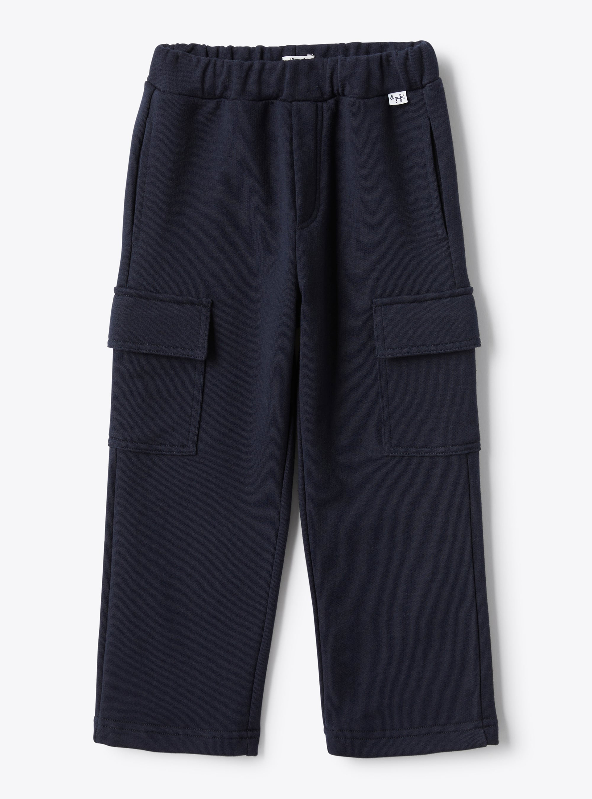 Cargo pants in cotton fleece - Trousers - Il Gufo