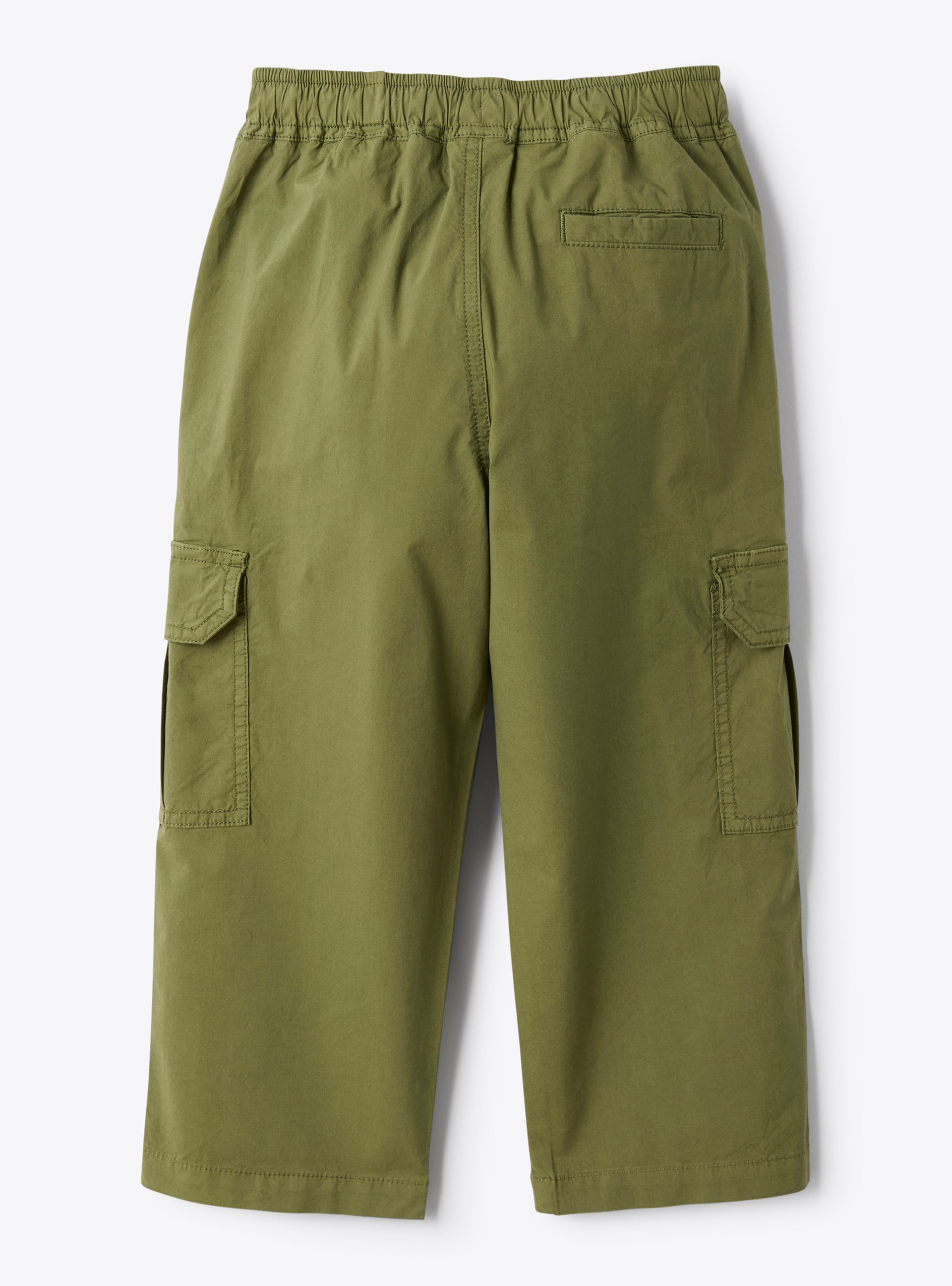 Cargo pants in poplin - Green | Il Gufo