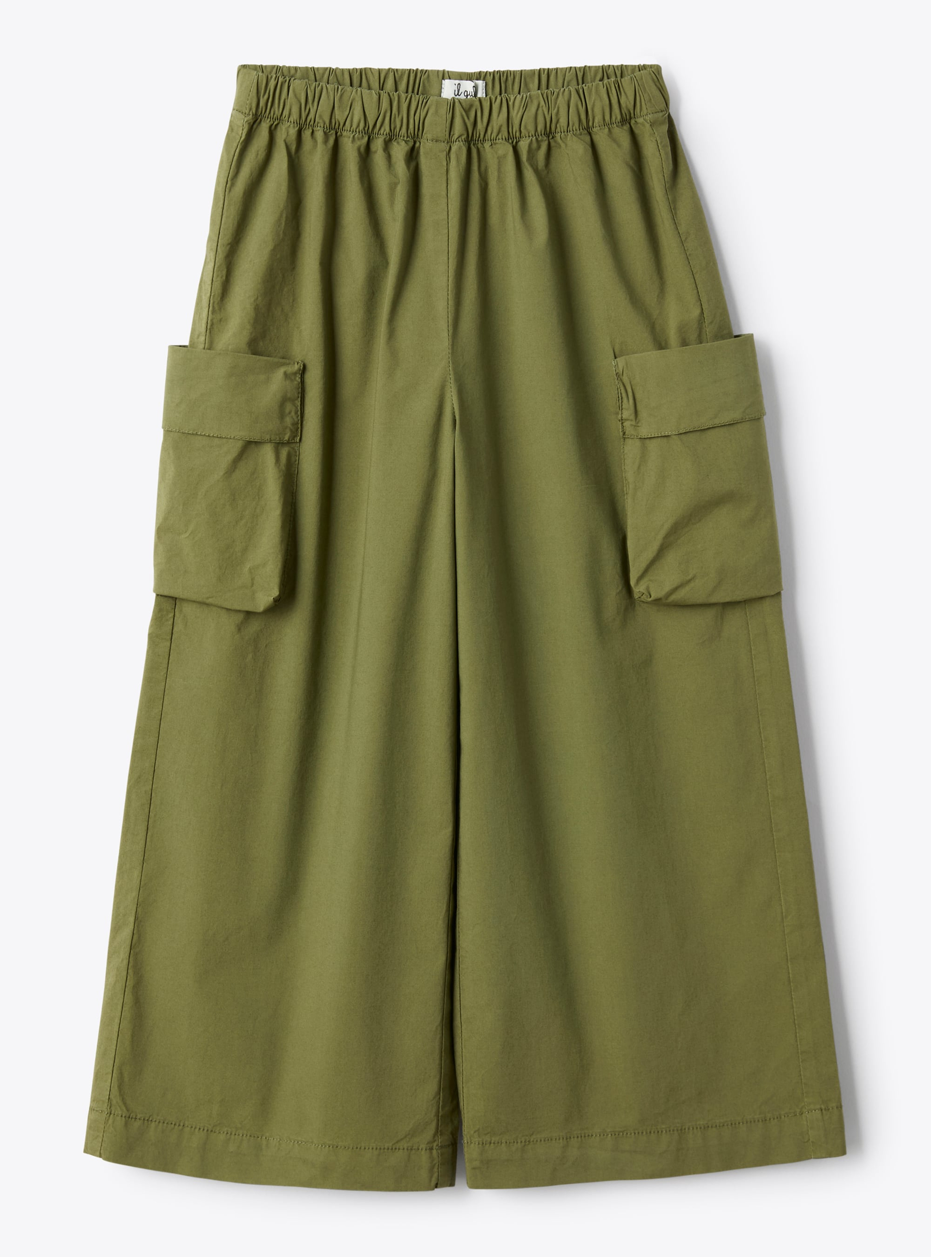 Palazzo-Hose aus Popeline - Hosen - Il Gufo