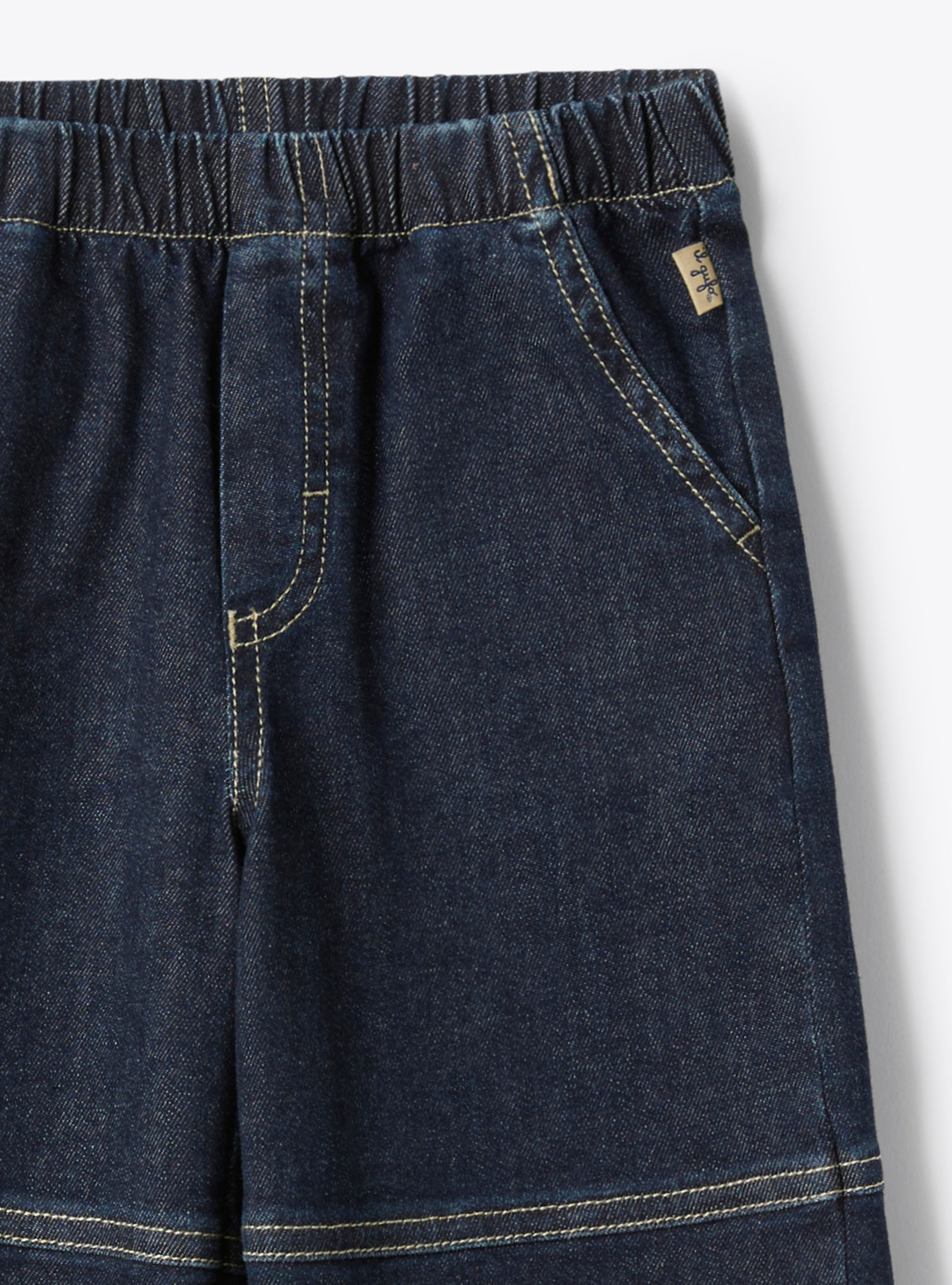 Stretch-Denim-Hose - Blau | Il Gufo