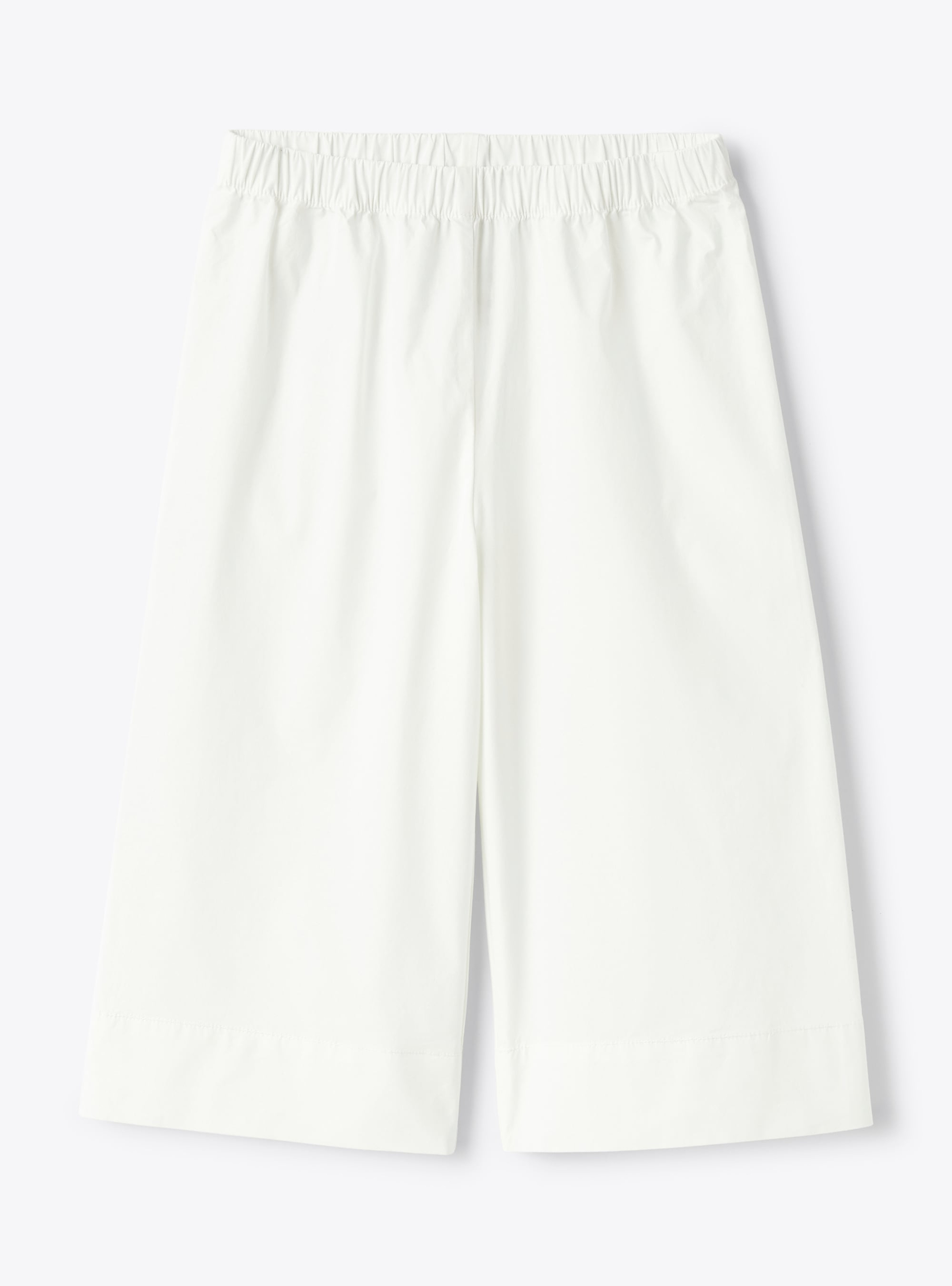 Pantalone in popeline modello palazzo - Pantaloni - Il Gufo