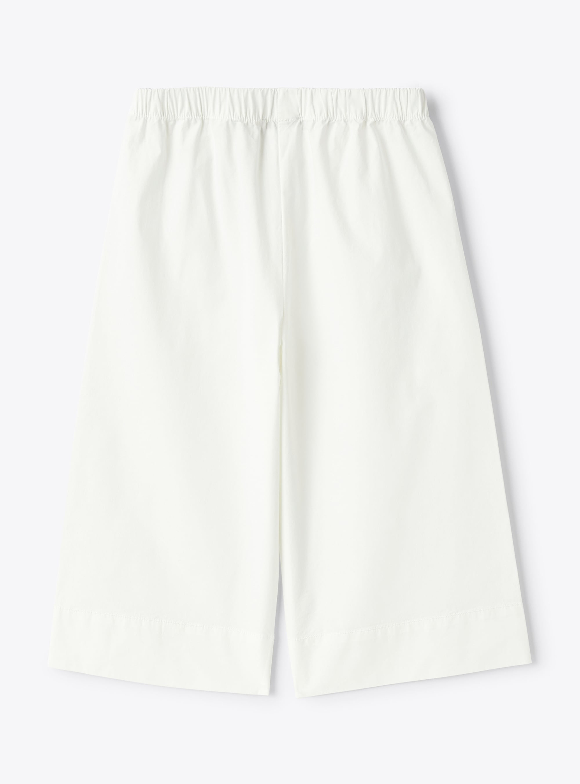 Pantalone in popeline modello palazzo - Pantaloni - Il Gufo