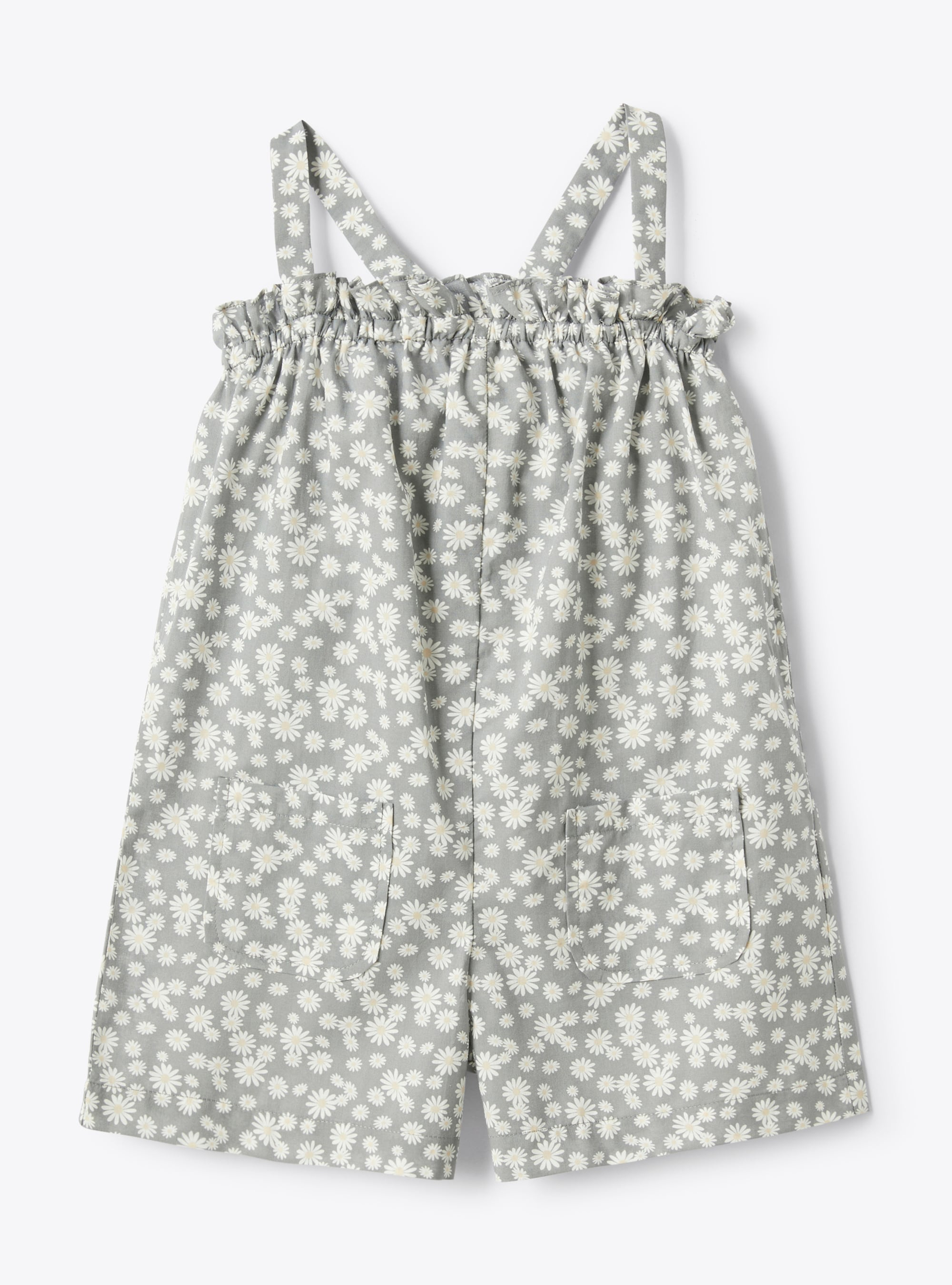 Floral print cotton romper - Trousers - Il Gufo