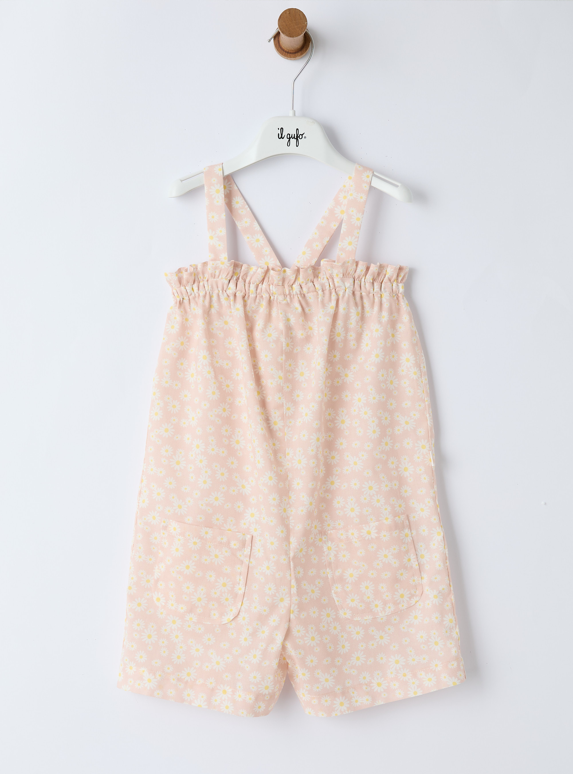 Floral print cotton romper - Trousers - Il Gufo