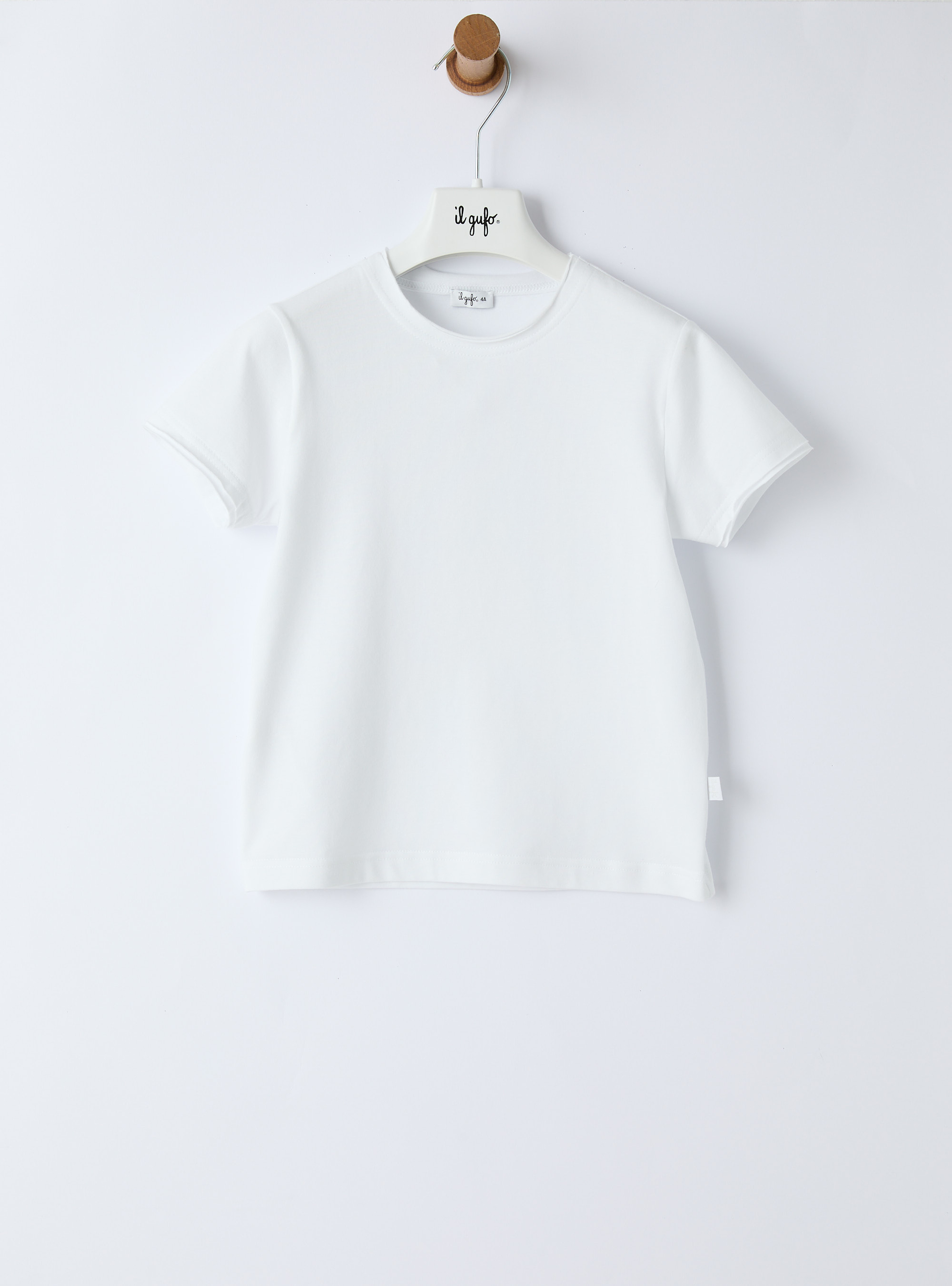 T-shirt in jersey con bordi a contrasto - T-shirt - Il Gufo