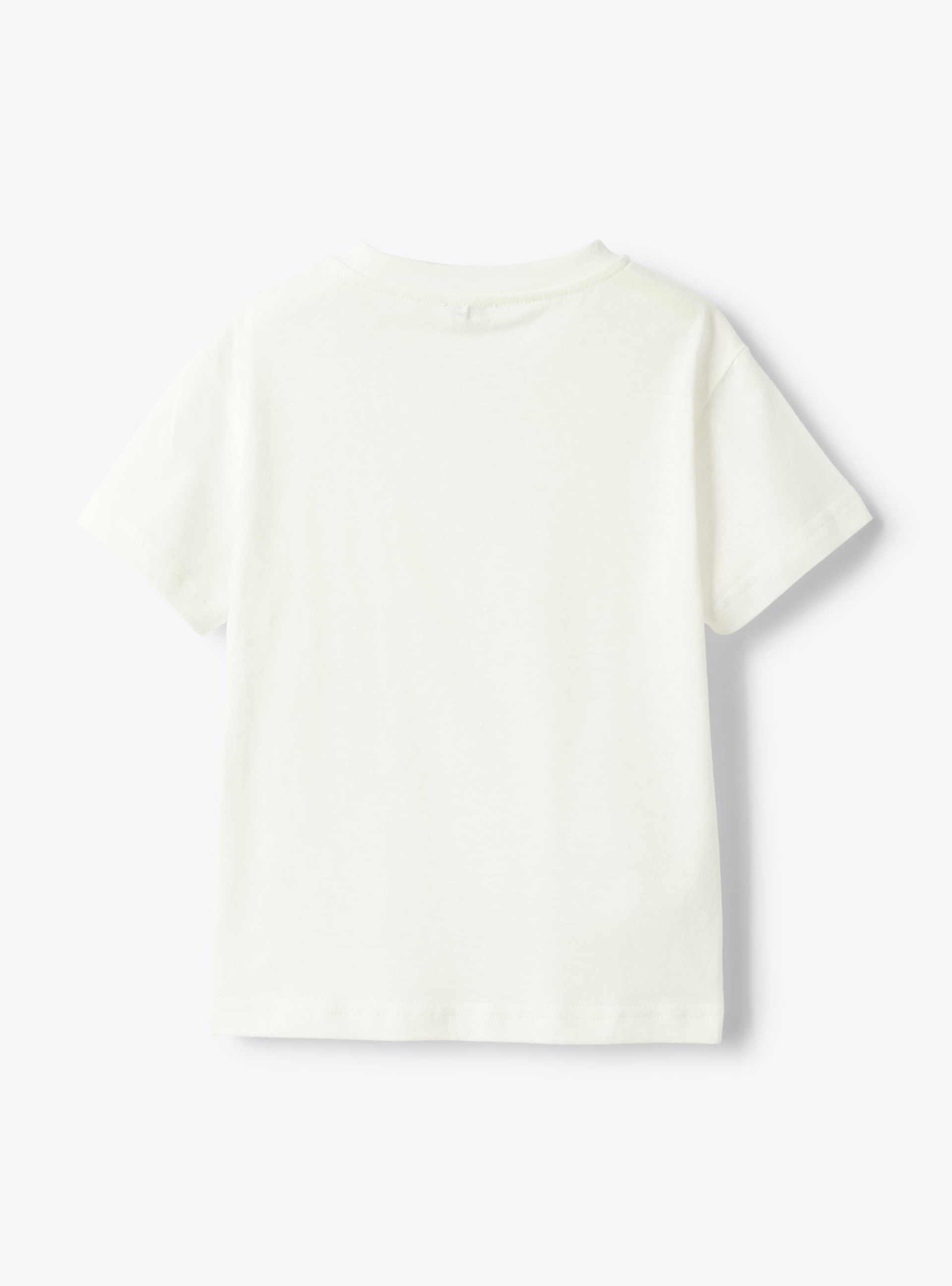 T-shirt in jersey di cotone e lino - Bianco | Il Gufo