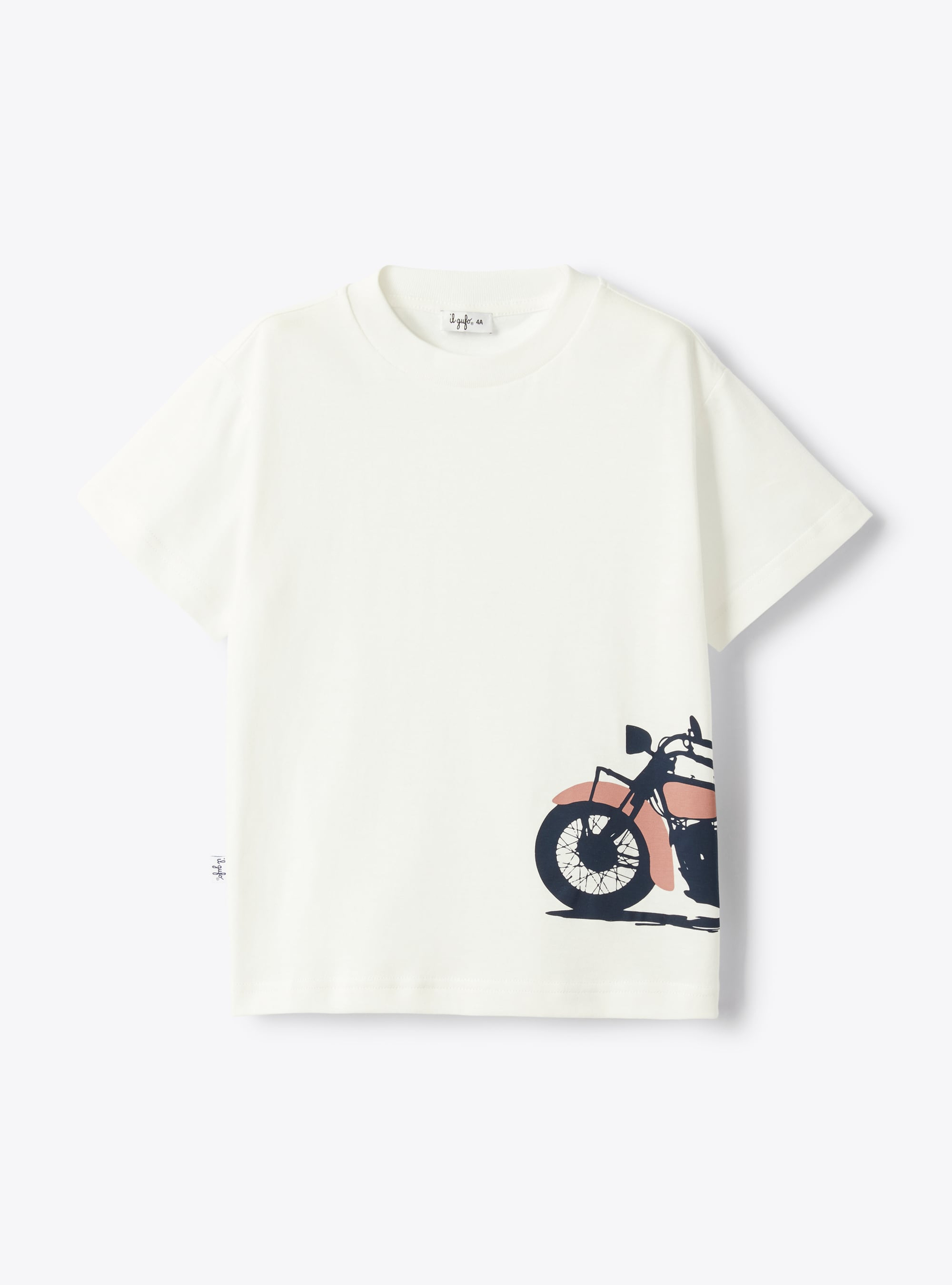 Regular fit t-shirt with print - T-shirts - Il Gufo