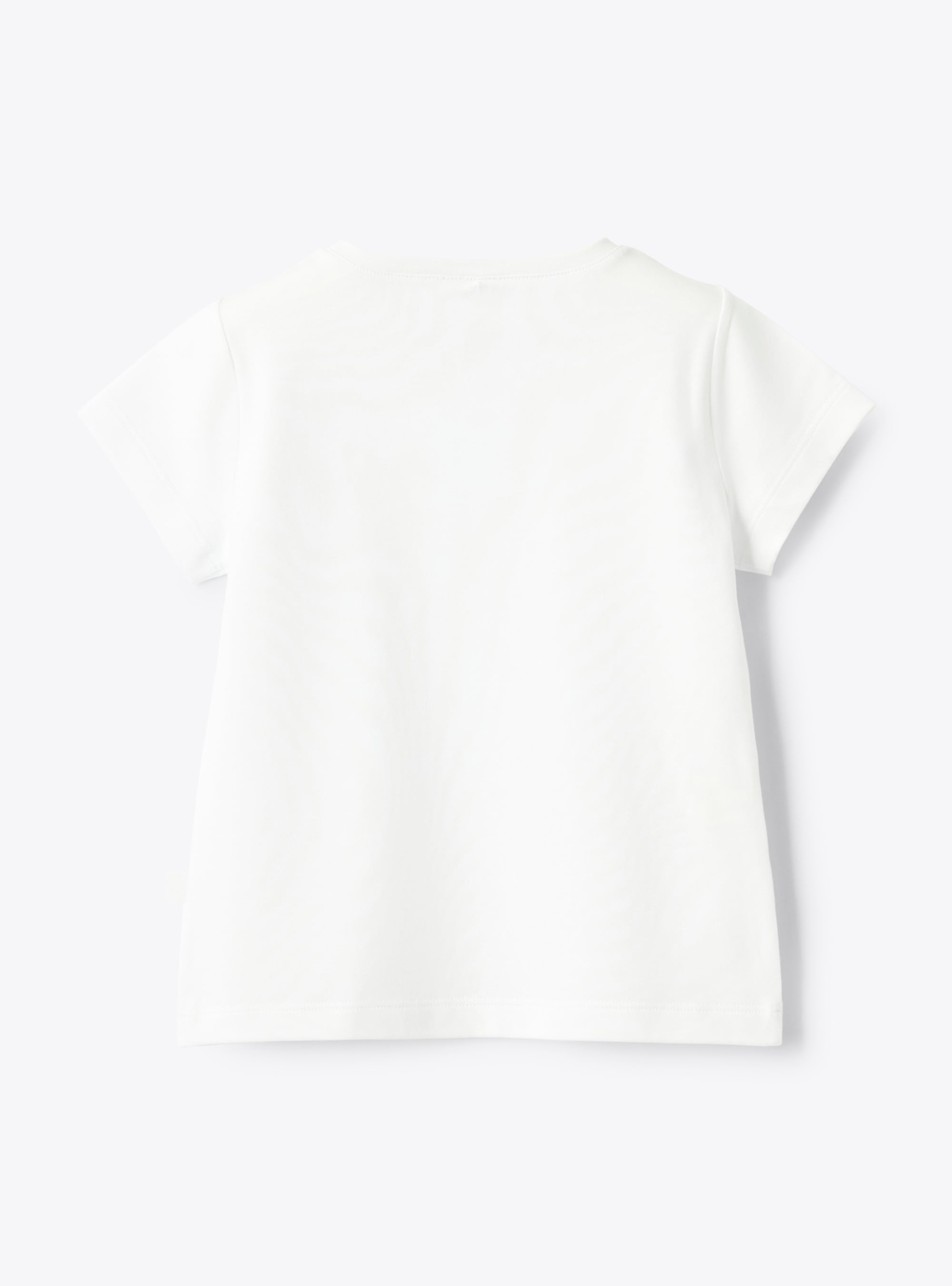 Jersey t-shirt with an applied bow - T-shirts - Il Gufo