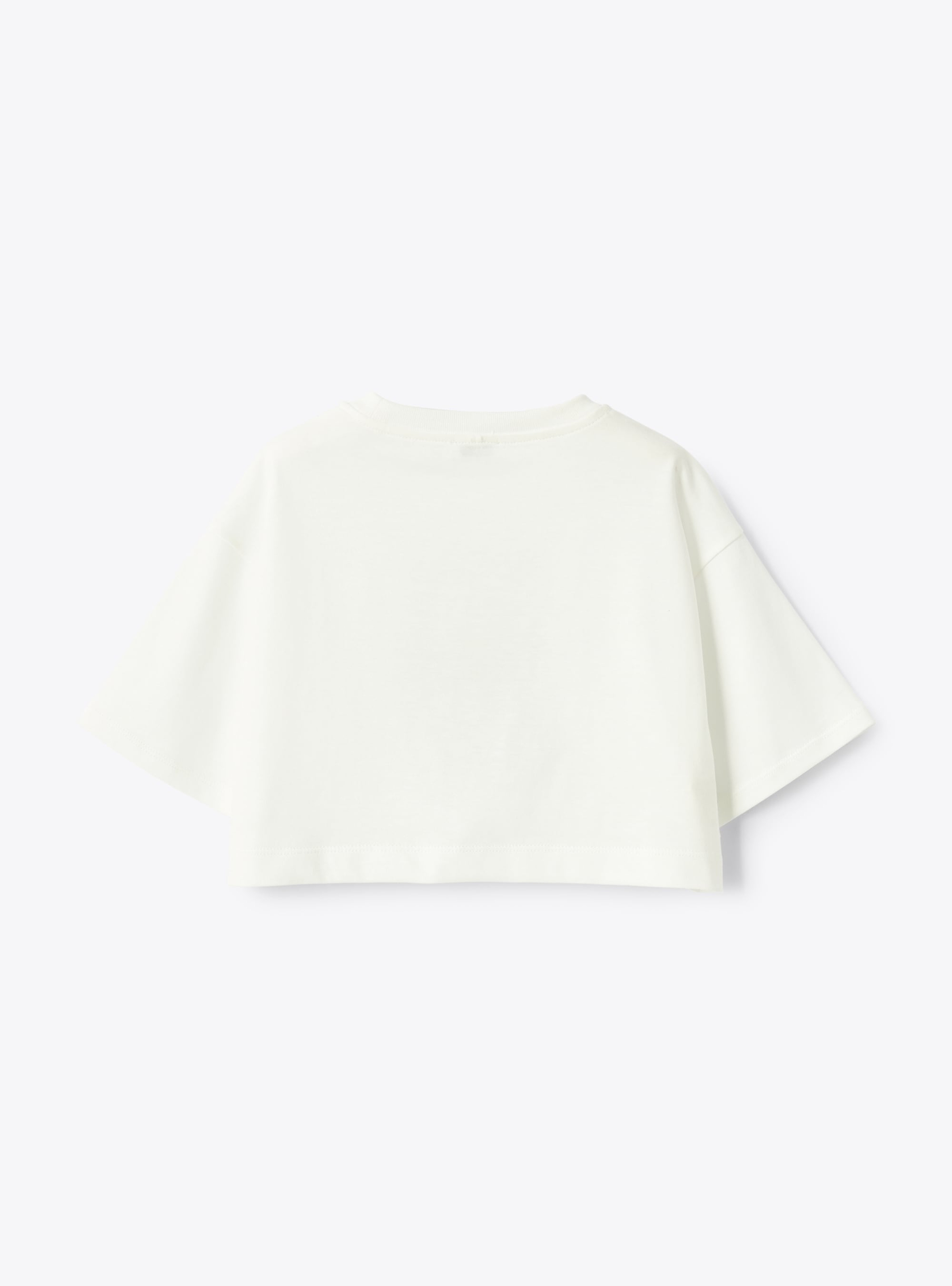 Cropped T-Shirt aus Jersey - T-shirts - Il Gufo