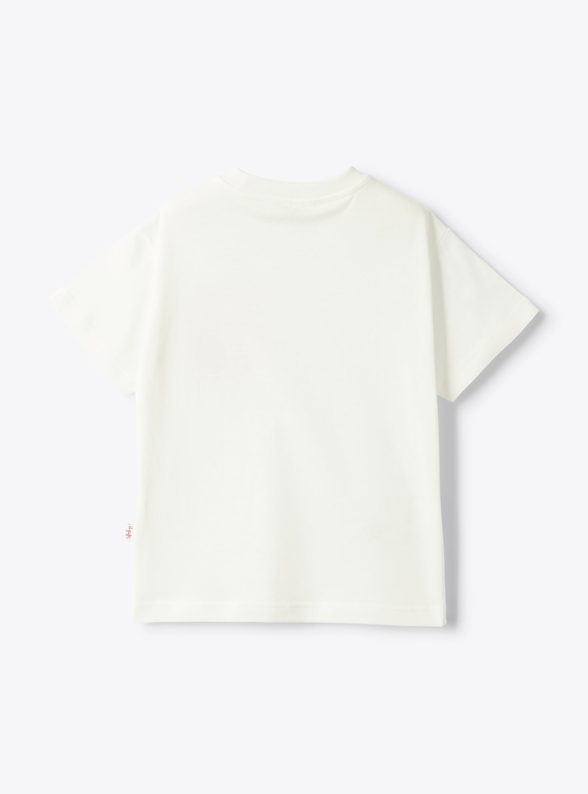 Jersey t-shirt with embroidery - White | Il Gufo