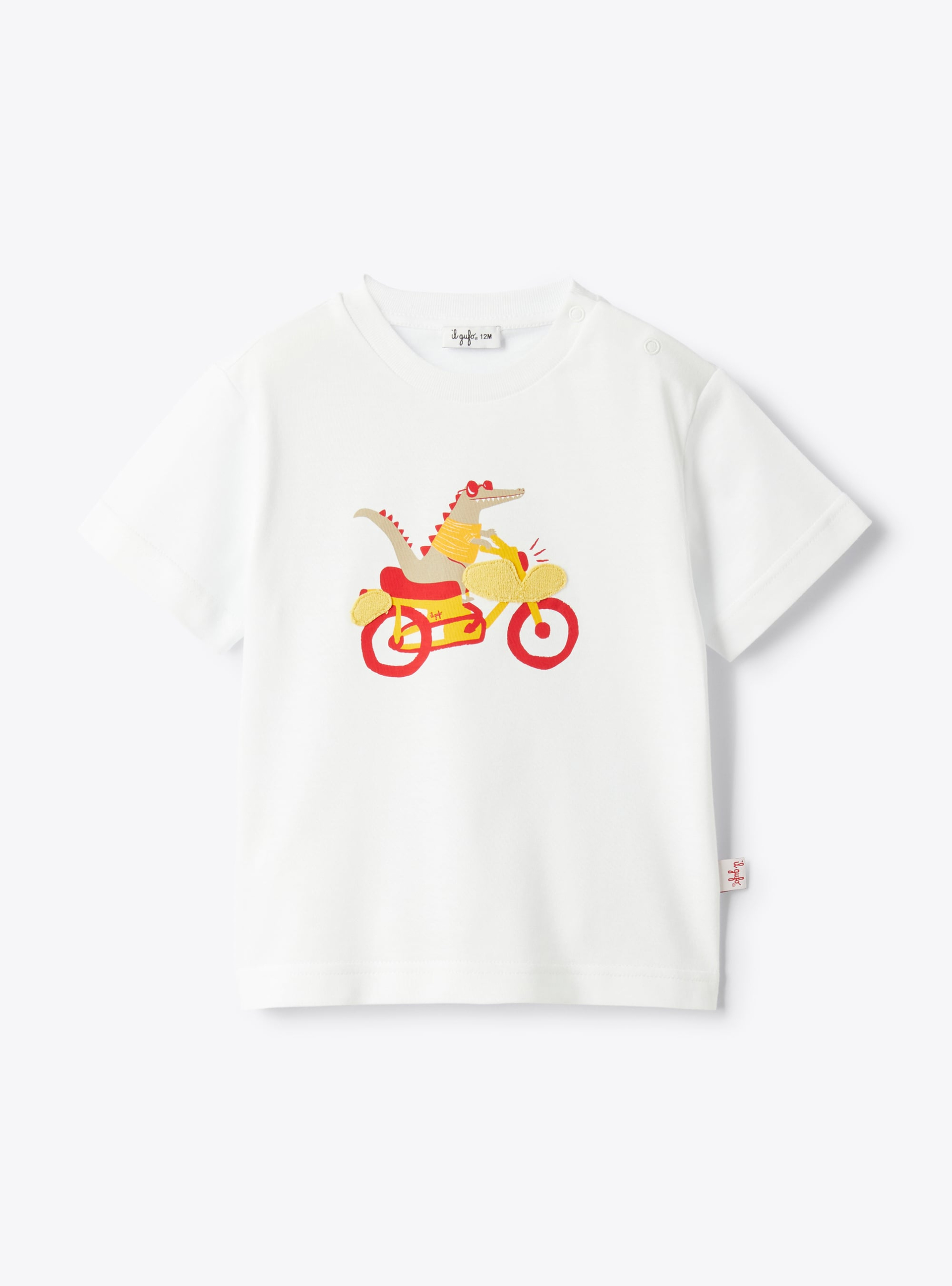 Jersey t-shirt with print - T-shirts - Il Gufo