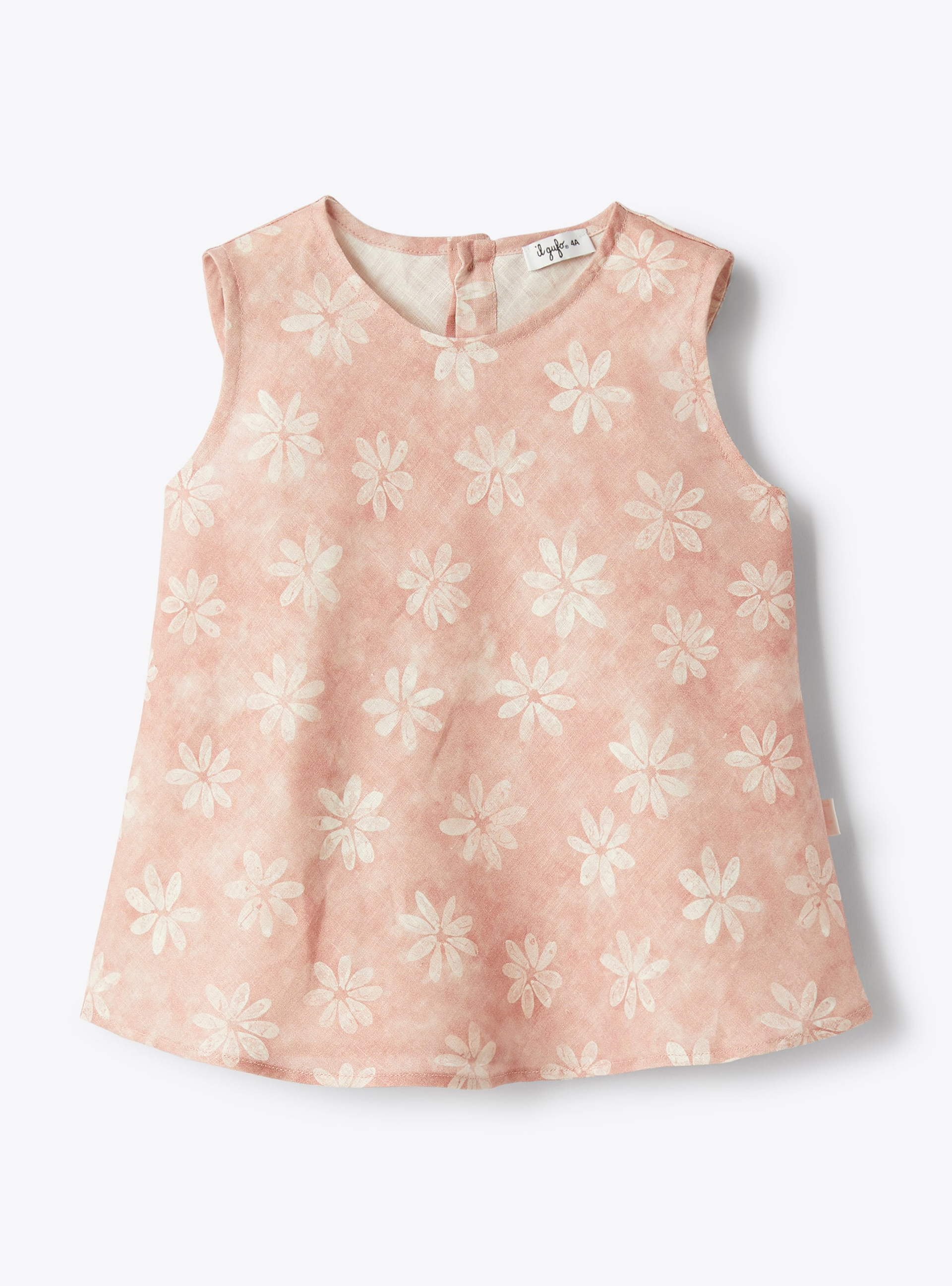 Top aus Leinen mit Blumenmuster - Hemden - Il Gufo