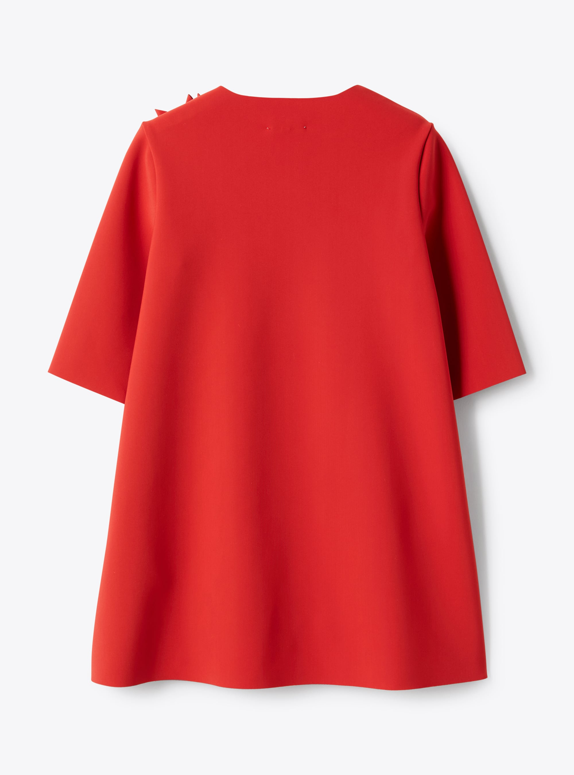 Abito in Sensitive® Fabrics con fiore - Rosso | Il Gufo
